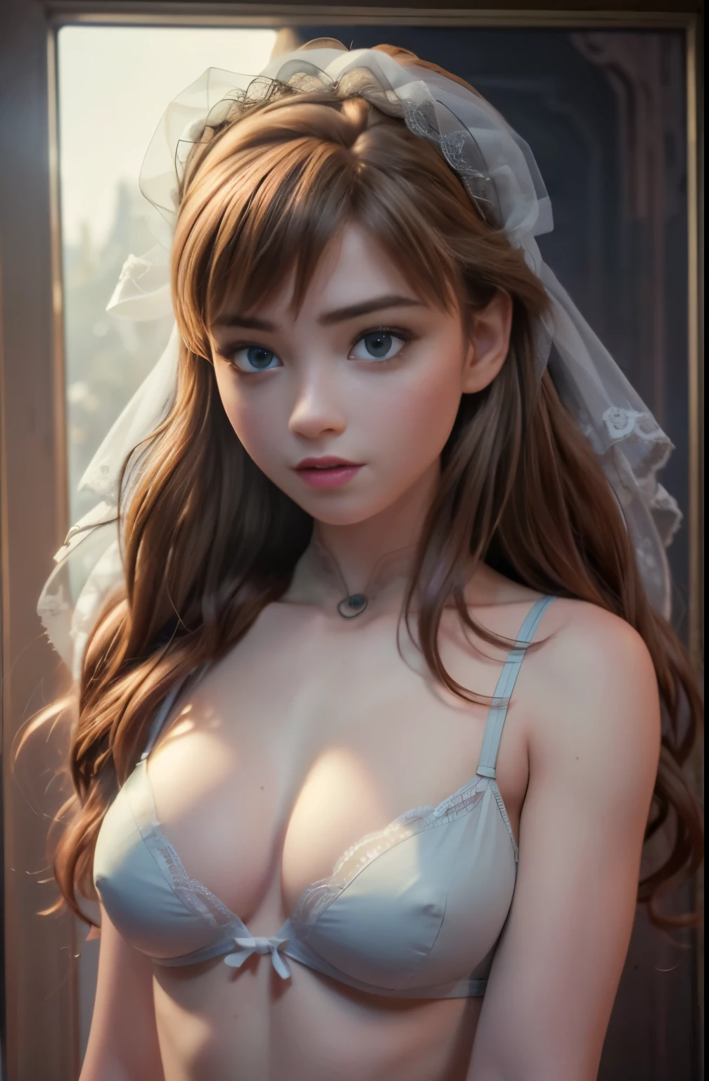 (masterpiece,full view, seen head to toe:2 , best quality:1.2), (anna of arrendale), 1girl, ,, looking at viewer, bangs, , small breasts, blush,{nude|see-through lingerie|micro bikini|bikini|cute girly pastoral chiffon lingerie|black babydoll|sleeveless dress|see-through nightie|{black|pink|red|white} lace|beautiful detailed sexy underwear} , attractive gothic girl, aesthetic body,gothic aesthetics, dark blue, fog, haze, shadows, lighting effects, mysterious appearance, high contrast, stone cave walls in the background, detailed face, green eyes, ultra detail, hyper realism,