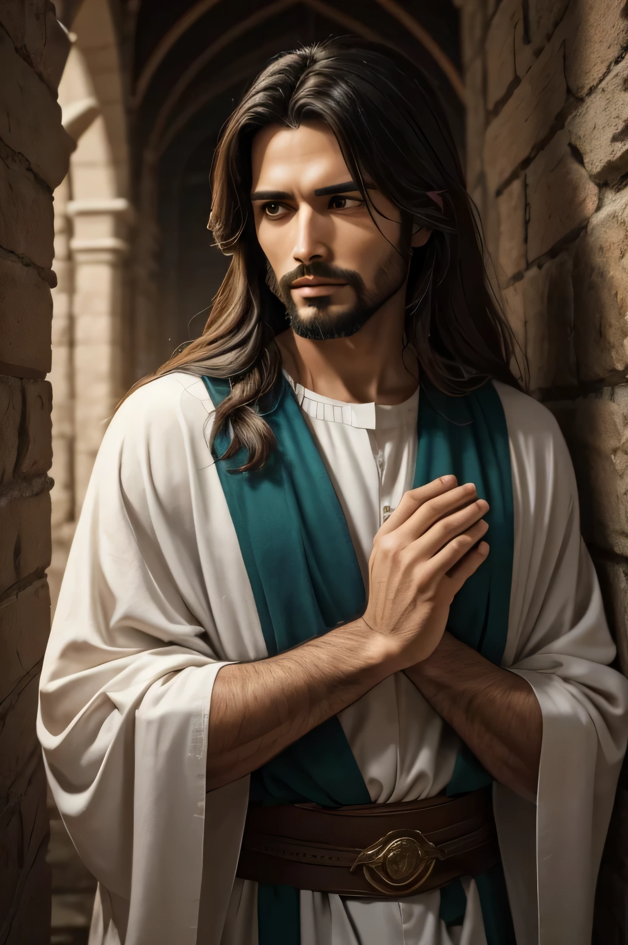 God reveals himself through his Son, Jesus Cristo, que encarnou na Terra para mostrar o caminho da verdade e do amor. Jesus Christ is described as the Eternal Son of God, who came into the world to redeem humanity and reconcile it with the Father. His life and teachings are presented as an example of how to live in harmony with God'will and achieve spiritual perfection.