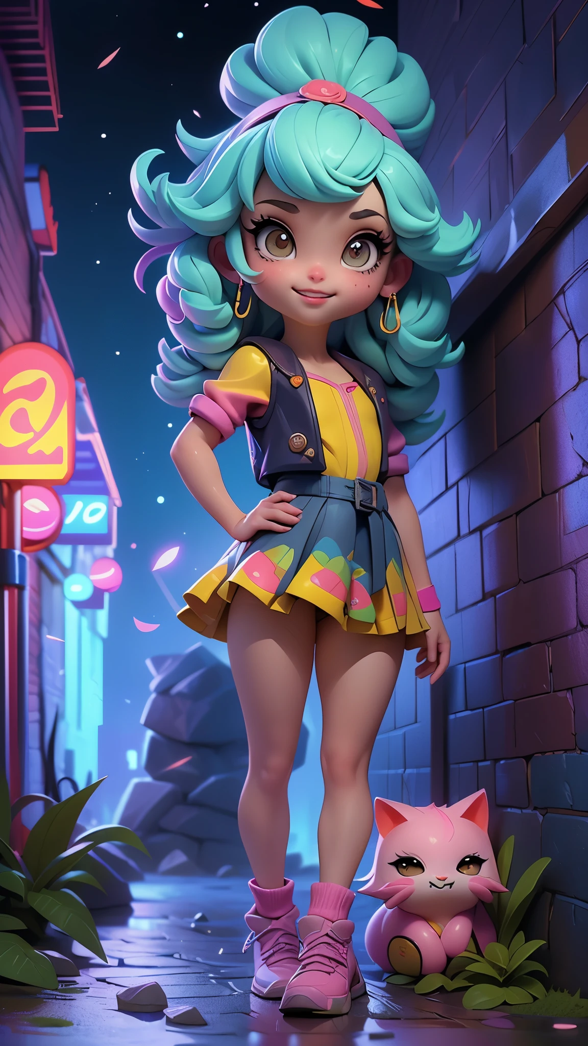 (La mejor calidad,A high resolution,Ultra - detallado,actual),Ariana Grande,adolescente,pelo negro,delgado,estatura muy baja,extremidades muy delgadas,very small butt,aula de la escuela,,(kids print panties),(Cambio de ropa),sonrisa,divertido, Gran angular, colores brillantes,acuarela,Precise and detailed wet pussy、(background alley walls big stones night:1.4) ,( ciberpunk 2.1), (dedos detailed :1.4), (vestuario kawaii:1.4), (no mutaciones de anatomy), (perfect anatomy), (only)