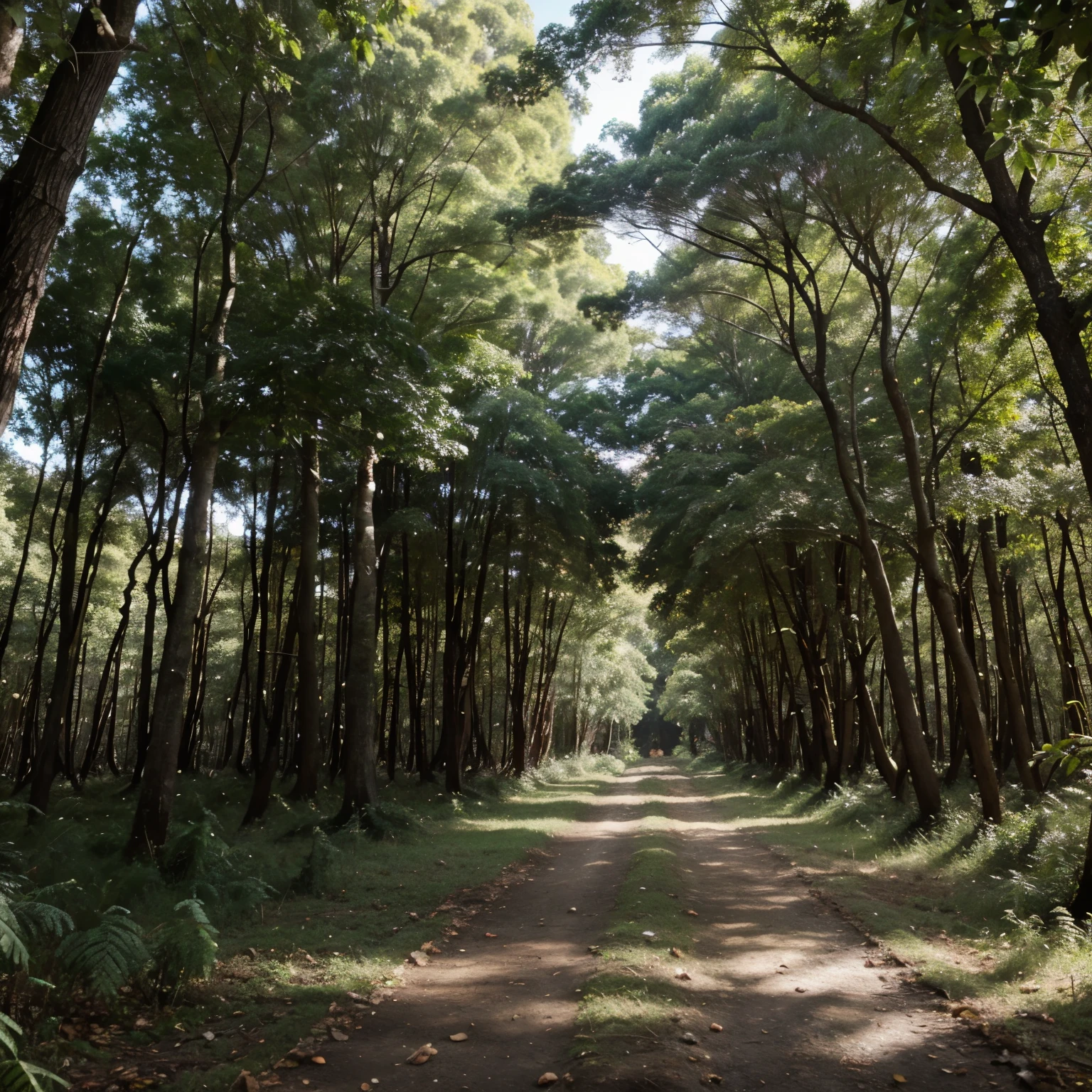 Floresta com arvores frutiferas