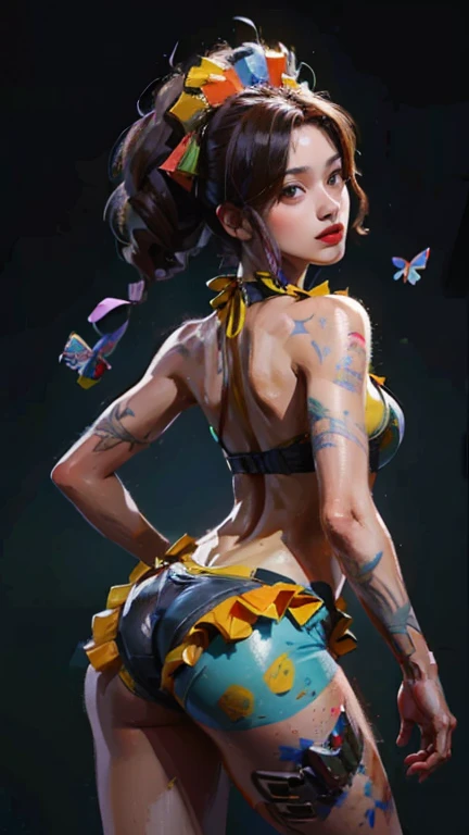 (((full body portrait))), (masterpiece), (highest quality), (Super detailed),realistic oil painting