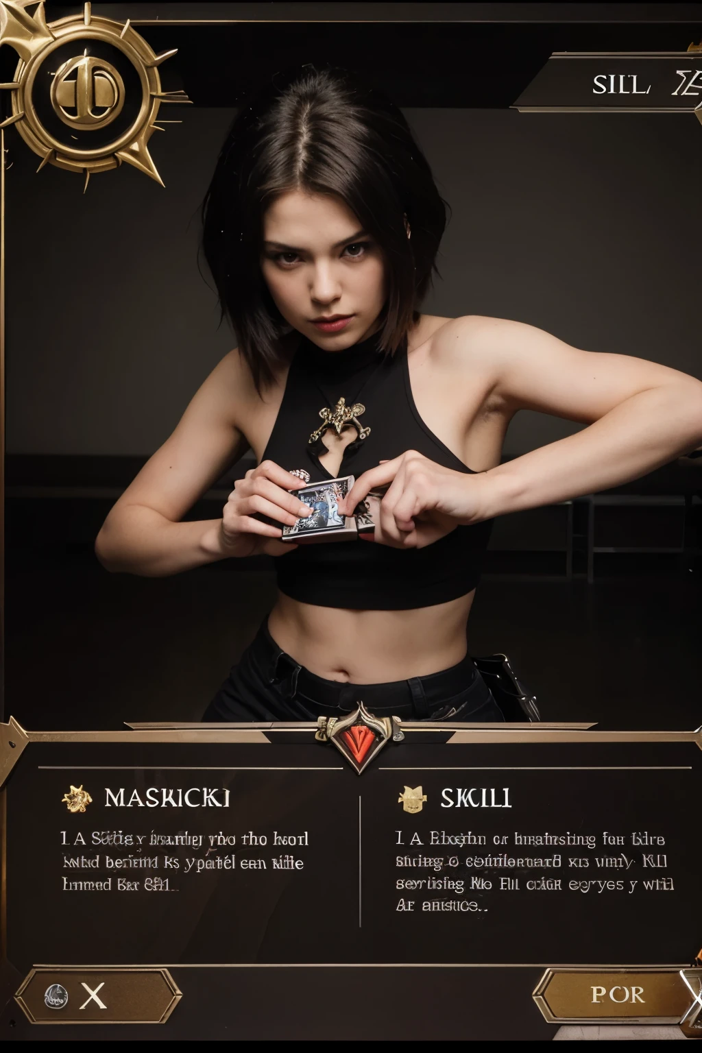 YU gi oh style cards with skill level and attack and defense power level