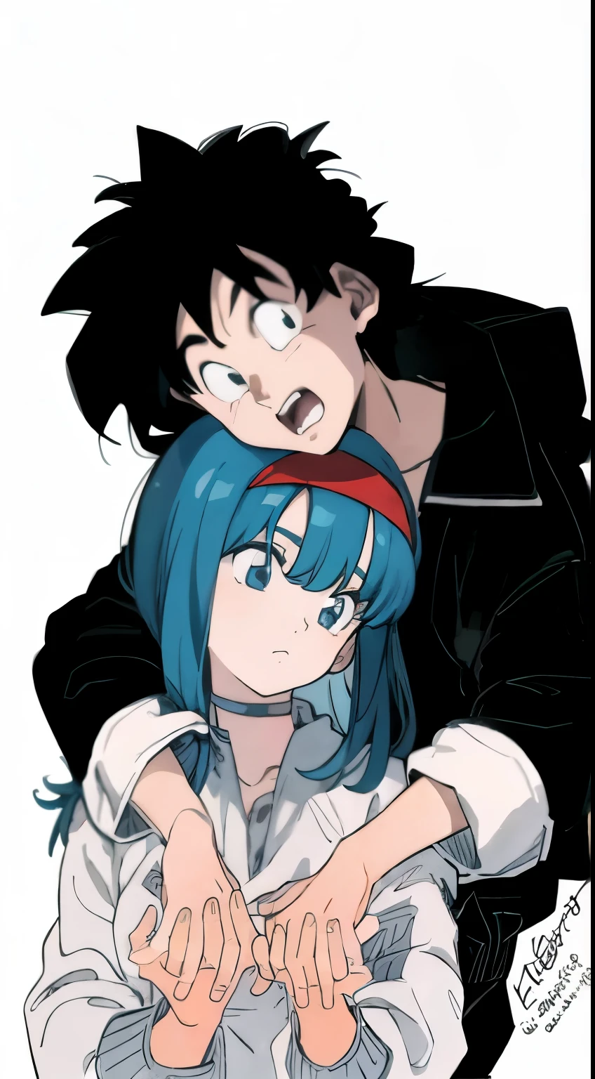 a cartoon picture of a man and woman hugging each other, estilo anime 2d, 2 d anime, estilo de anime moderno, very estilo de anime moderno, anime cel shaded, estilo anime Gainax, in the art style of 80s anime, Estilo de arte de anime dos anos 90, no estilo anime, Muito estilo anime, apenas estilo anime, Estilo de arte de anime dos anos 80