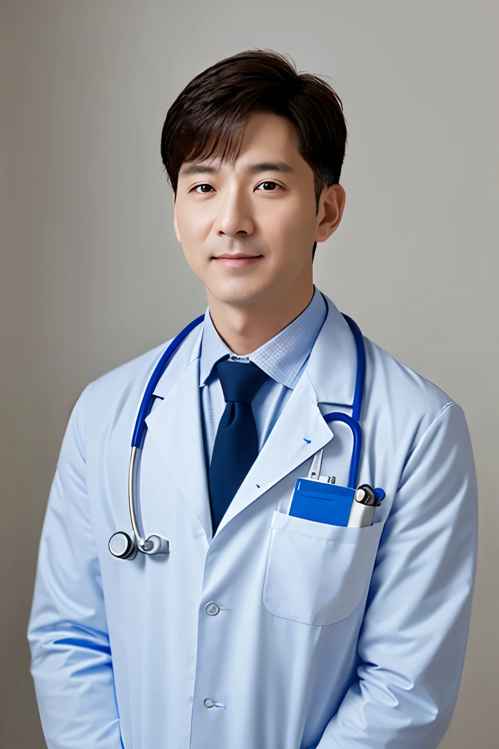 masterpiece, best quality, ultra detailed, solo man, male focuedical doctor)
