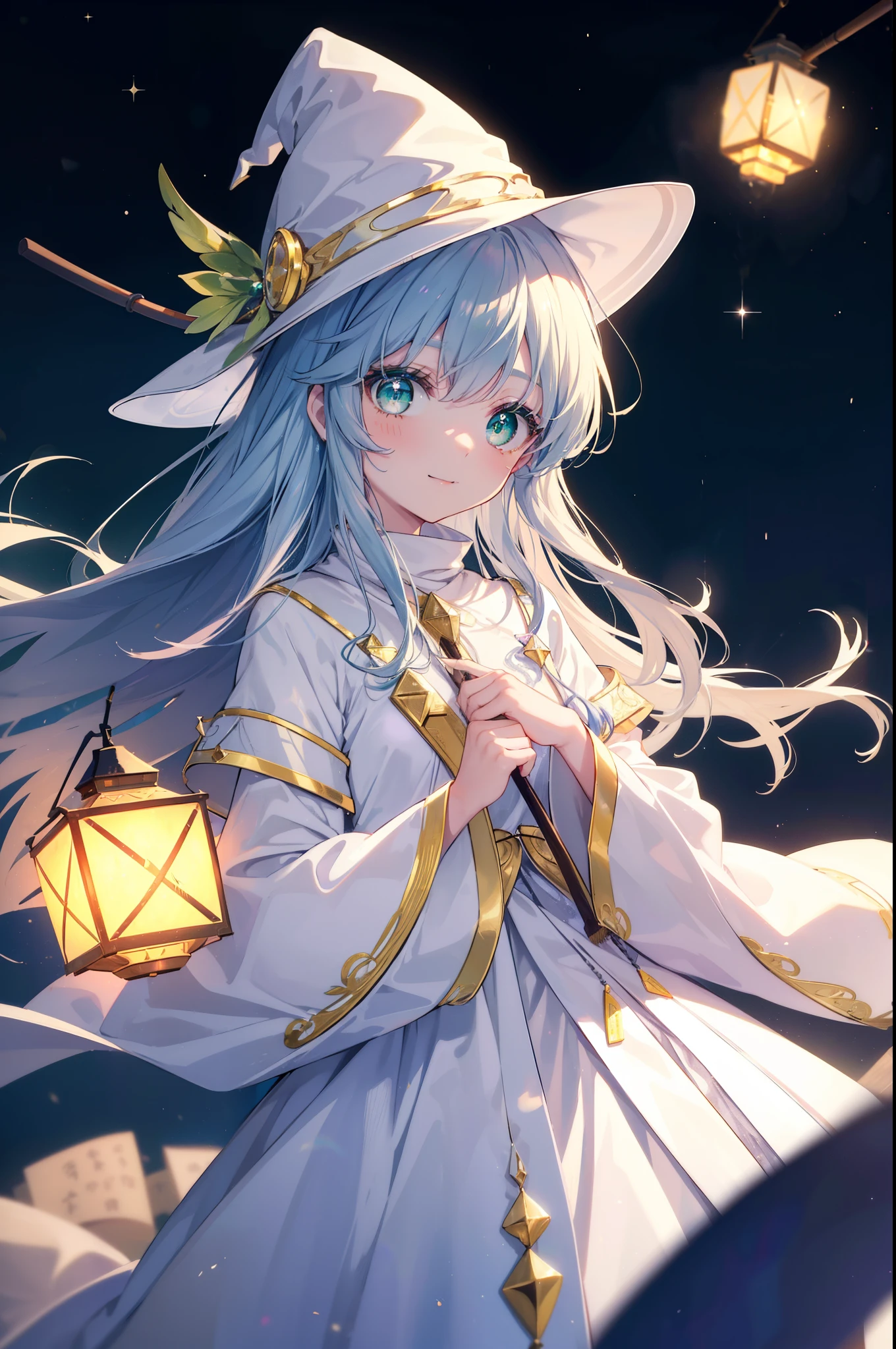 index, index, (green eyes:1.5), silver hair, long hair, (flat chest:1.2),smile,blush,(colorful glowing lanterns),((A night sky filled with colorful cute creatures flying around)),((big full moon)),((Sparkling and colorful stars)),fluffy hair,,slightly red tide,((brown eyes)),((Idol style costume with soft volume)),((gorgeous wizard hat)),((witch)),(magic wand with a jewel on the tip),Smile,Kamimei,((側面figure)),((Fly through the sky on a magic broom)),
壊す looking at viewer, Upper body,Destroy your whole body outdoors,forest,forest林
壊す (masterpiece:1.2), highest quality, High resolution, unity 8k wallpaper, (figure:0.8), (detailed and beautiful eyes:1.6), highly detailed face, perfect lighting, Very detailed CG, (perfect hands, perfect anatomy),