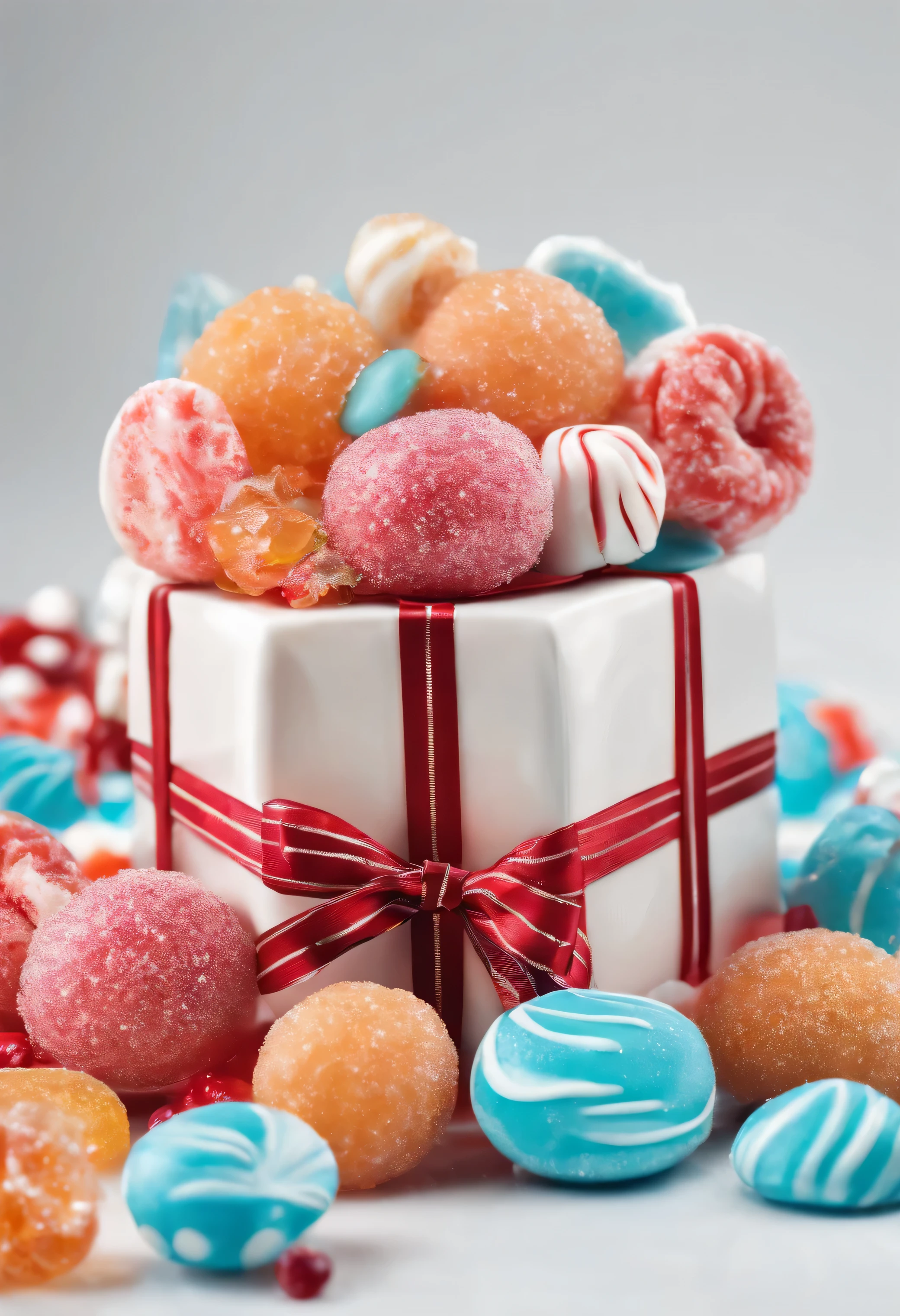 candy, gift, white background