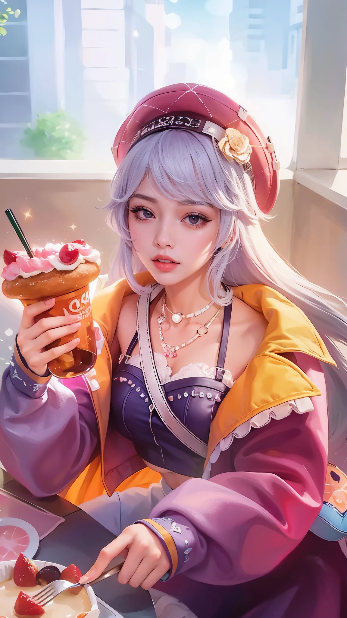 (8k, RAW photo, photorealistic:1.25) ,( lipgloss, eyelashes, glosace, glossy skin, best quality, ultra highres, depth of field, chromatic aberration, caustics, Broad lighting, natural shading,Kpop idol) looking at viewer with a serene and goddess-like happiness,red eye