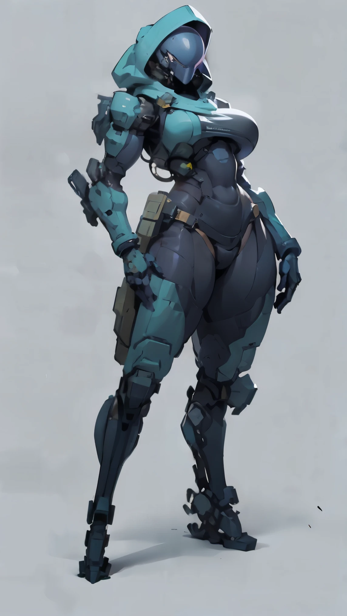 Masterpiece, High quality, ((character concept art)), ((character design sheet, same character))

a futuristic-looking female military commander, wearing a ((kevlar helmet)) and is dressed in ((turquoise suit)), holding weapon, holding gun, wearing epTactical, XCOM game inspired, XCOM character, ((wide hips)) tall, video game character design, accessories,

Expert high detail concept art, comic book style, intricate comic book outline line work, flat colors, concept art, solid background ((huge tits)) ((hoodie)) perfect hands, perfect body, ((nsfw)) ((pussy)) (hoodie) ((pussy))