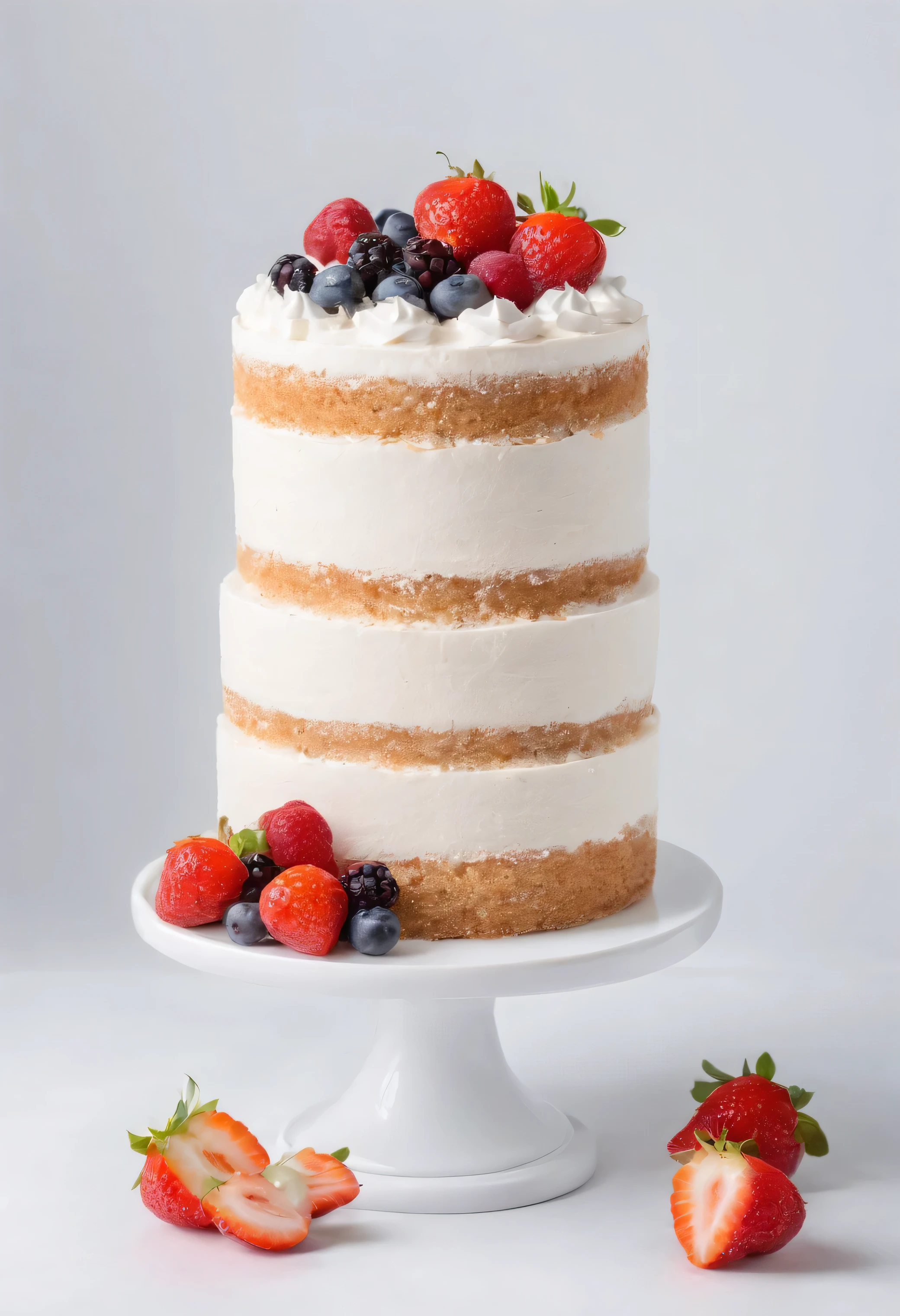 a piece of cake, white background