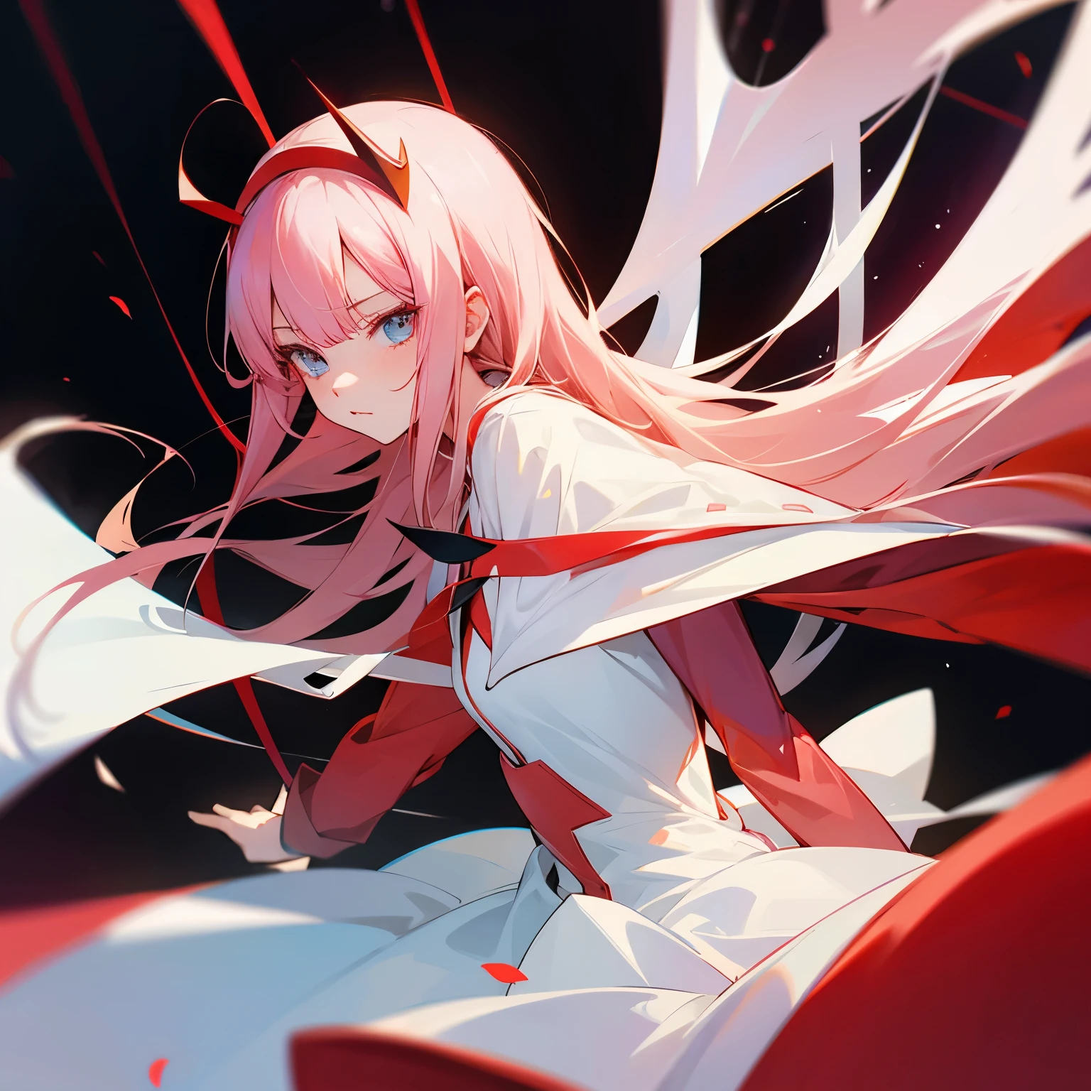 Nude zero two from darling in the franxx