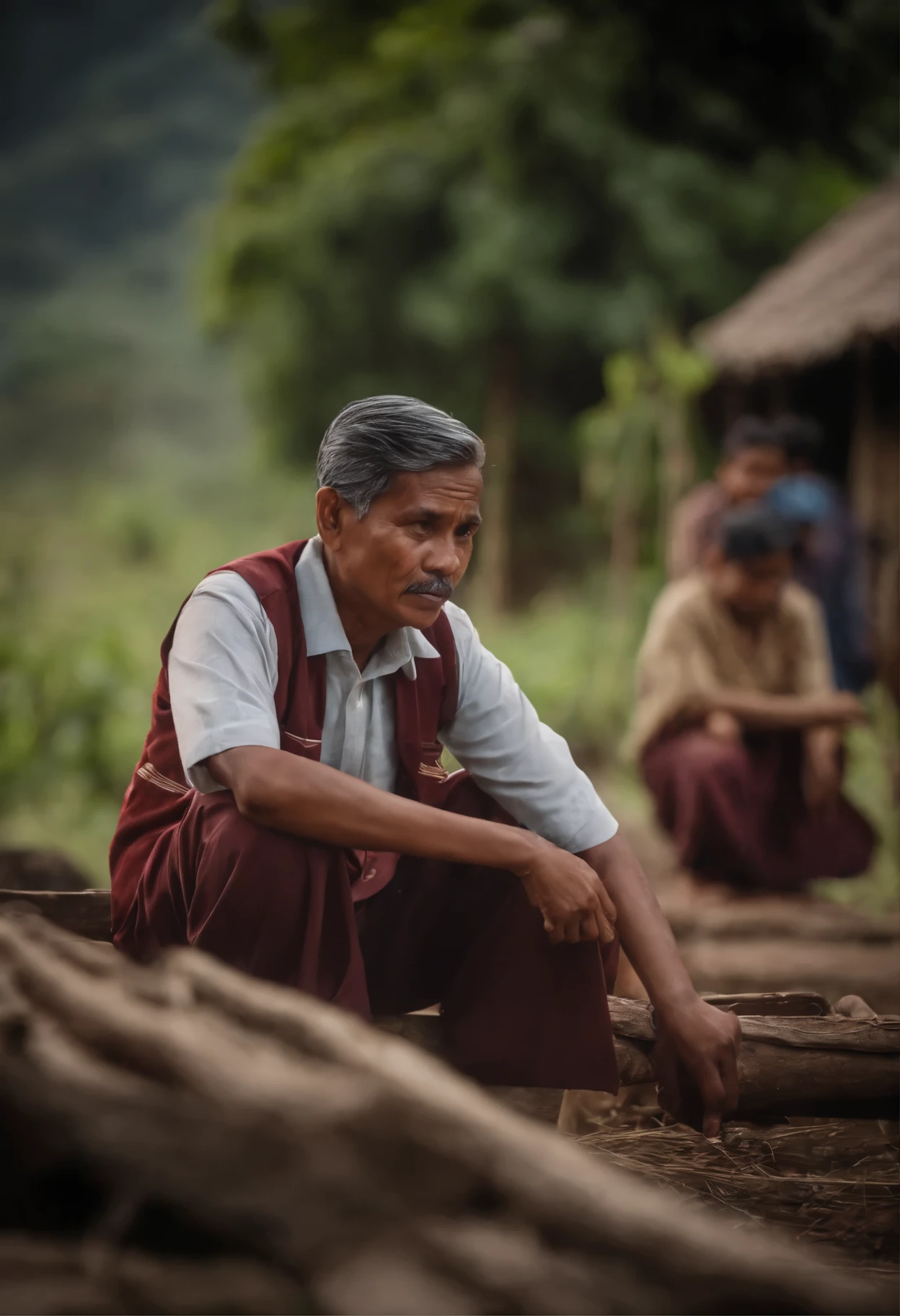 Teacher ndonesia in village