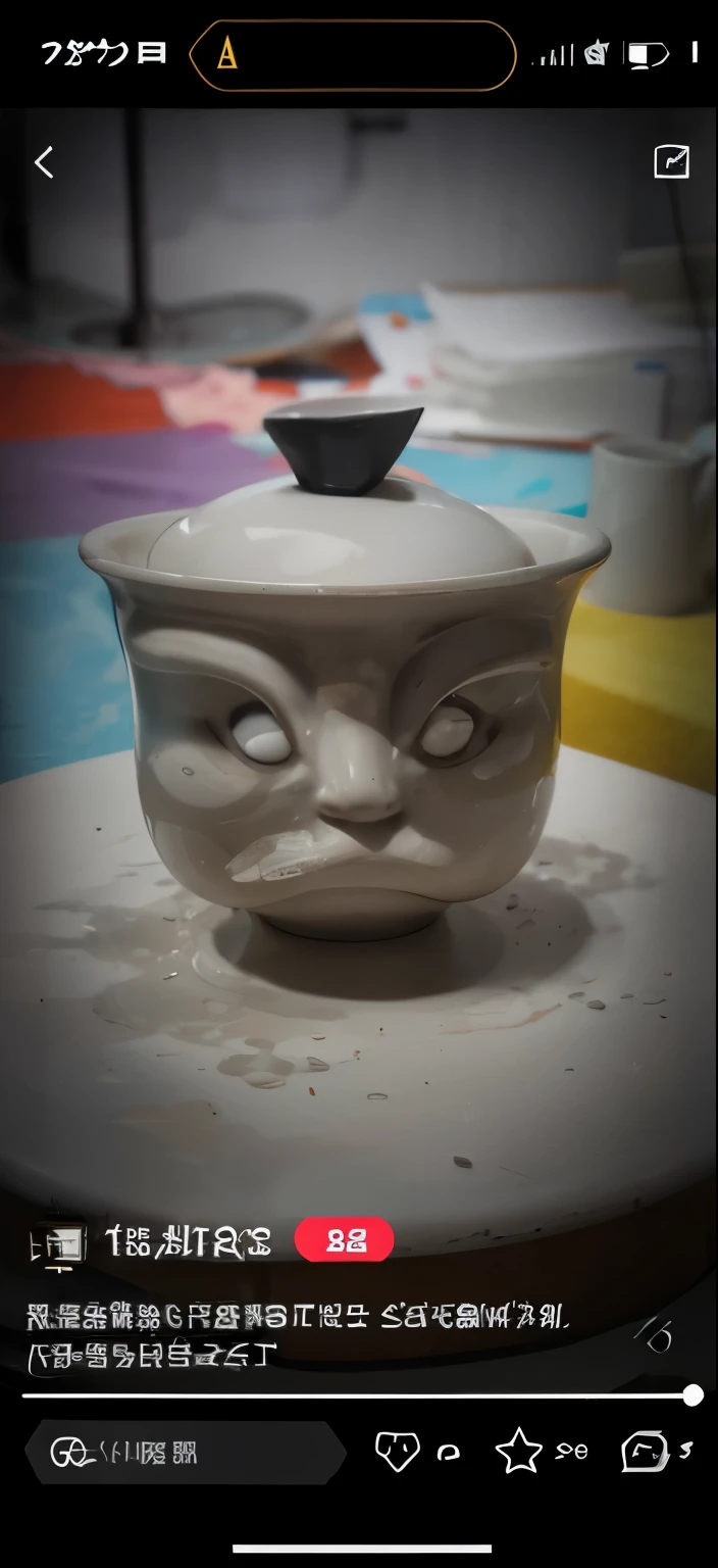 Cup modeling in the picture