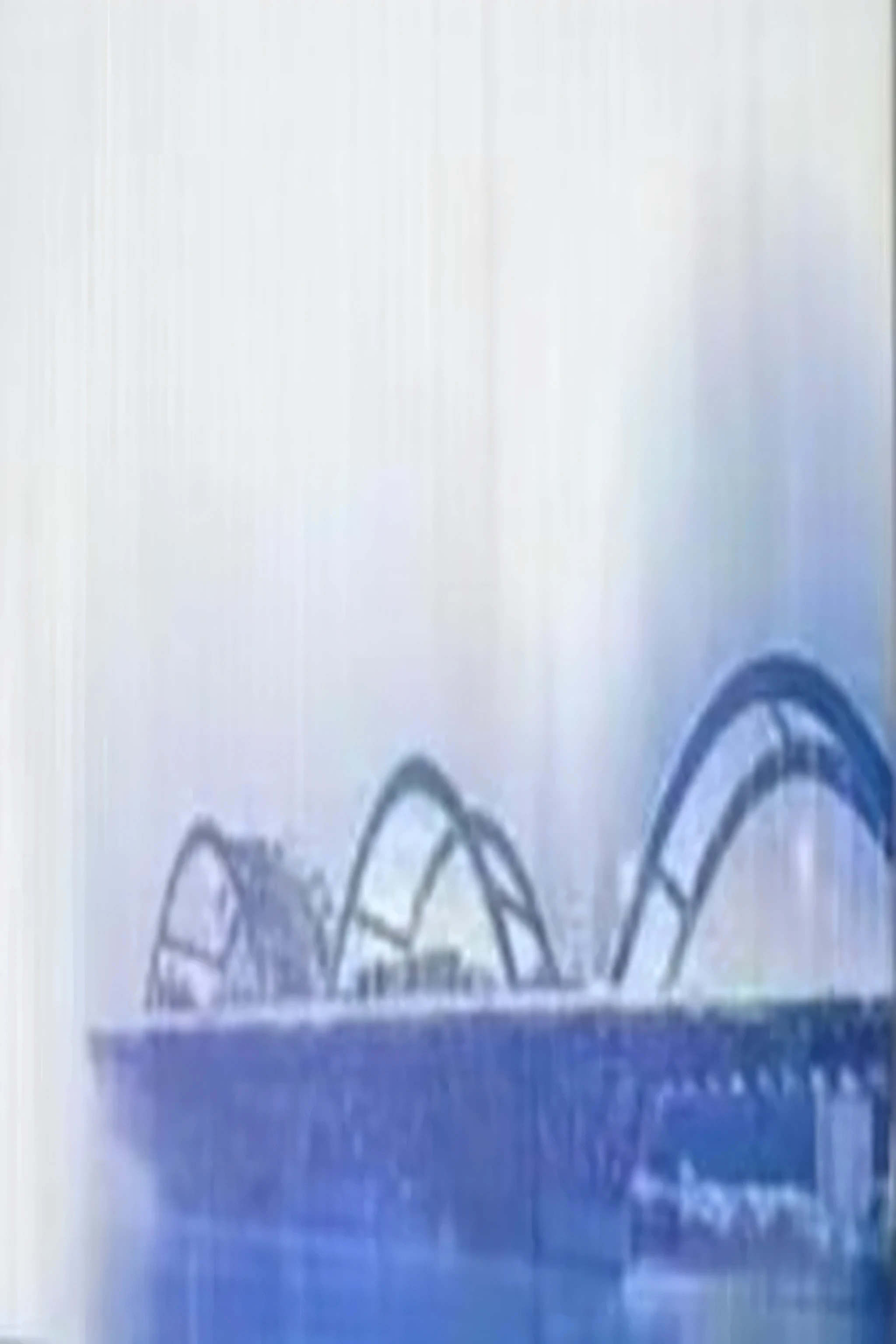 There is a photo，There is a boat in the water，The background is a bridge, Video still, 1983年screenshot, Video带screenshot, 1985年Video带, Video, low quality video, screenshot, Ice City 2 0 8 0, Since 2001, 1 illuminated bridge across the river