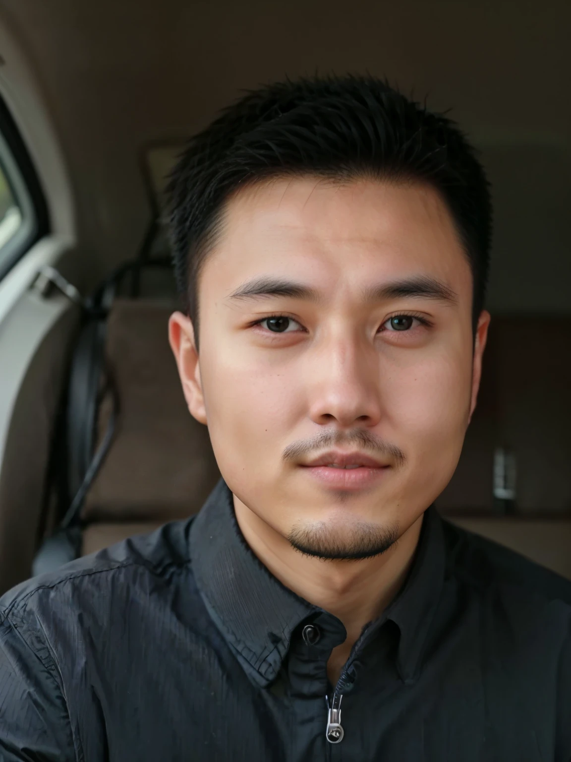 穿着黑色夹克和领带的汽车里的戴眼镜有beard阿拉夫男子, 27 years old, 28 years old, 29 years old, 23 years old, 32 years old, 24 years old, 38 years old, 22 years old, zeng fanzh, 3 , (38 years old), Xintong Chen,beard,Eye