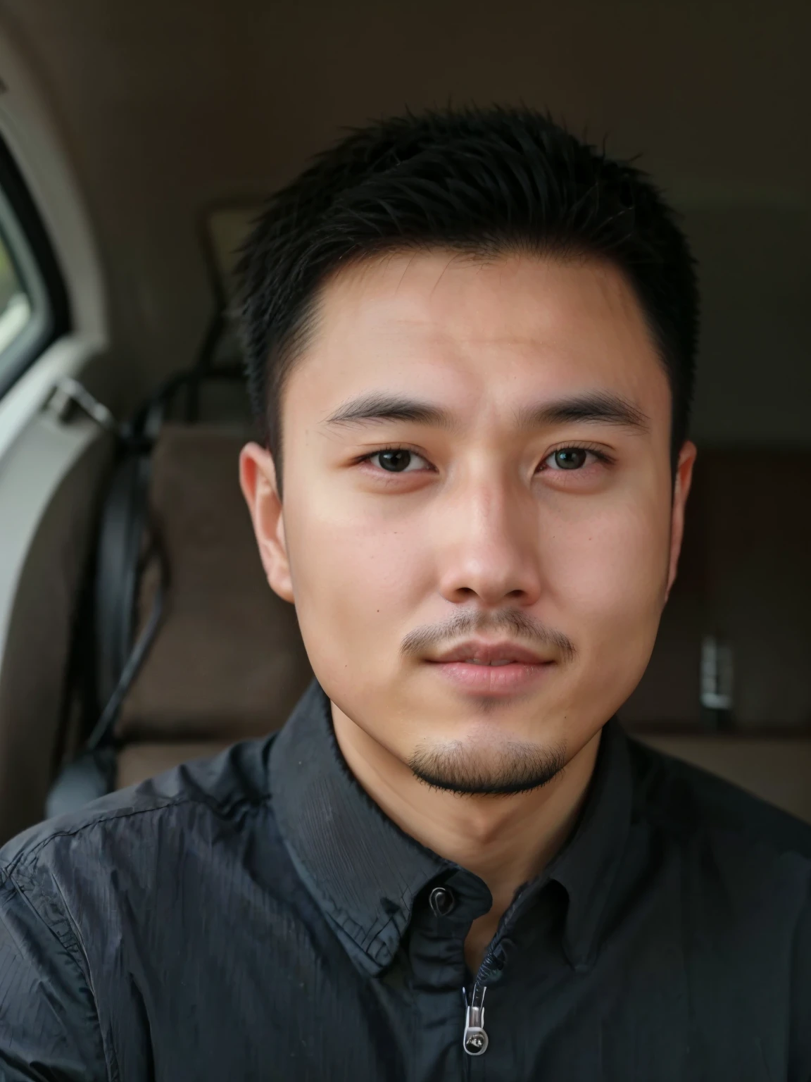 穿着黑色夹克和领带的汽车里的戴眼镜有beard阿拉夫男子, 27 years old, 28 years old, 29 years old, 23 years old, 32 years old, 24 years old, 38 years old, 22 years old, zeng fanzh, 3 6 years old, (38 years old), Xintong Chen,beard,Eye