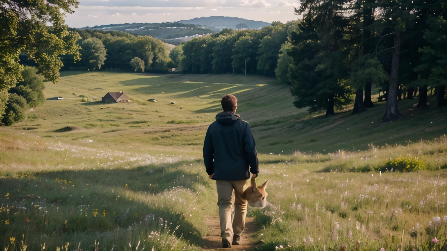 But amidst the beauty of the world, Whiskers realized that what he truly cherished was the love and warmth of his home and family. With a contented smile, he turned back towards the meadow, knowing that no matter how far he roamed, he would always carry a piece of it with him in his heart.
(about the rabbit)