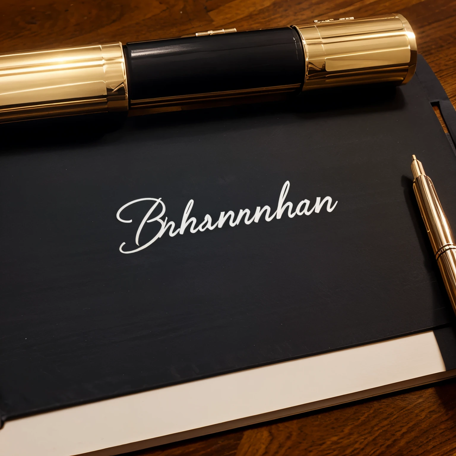 Generate Handwriting Signature Named " Bhushan Chavan "