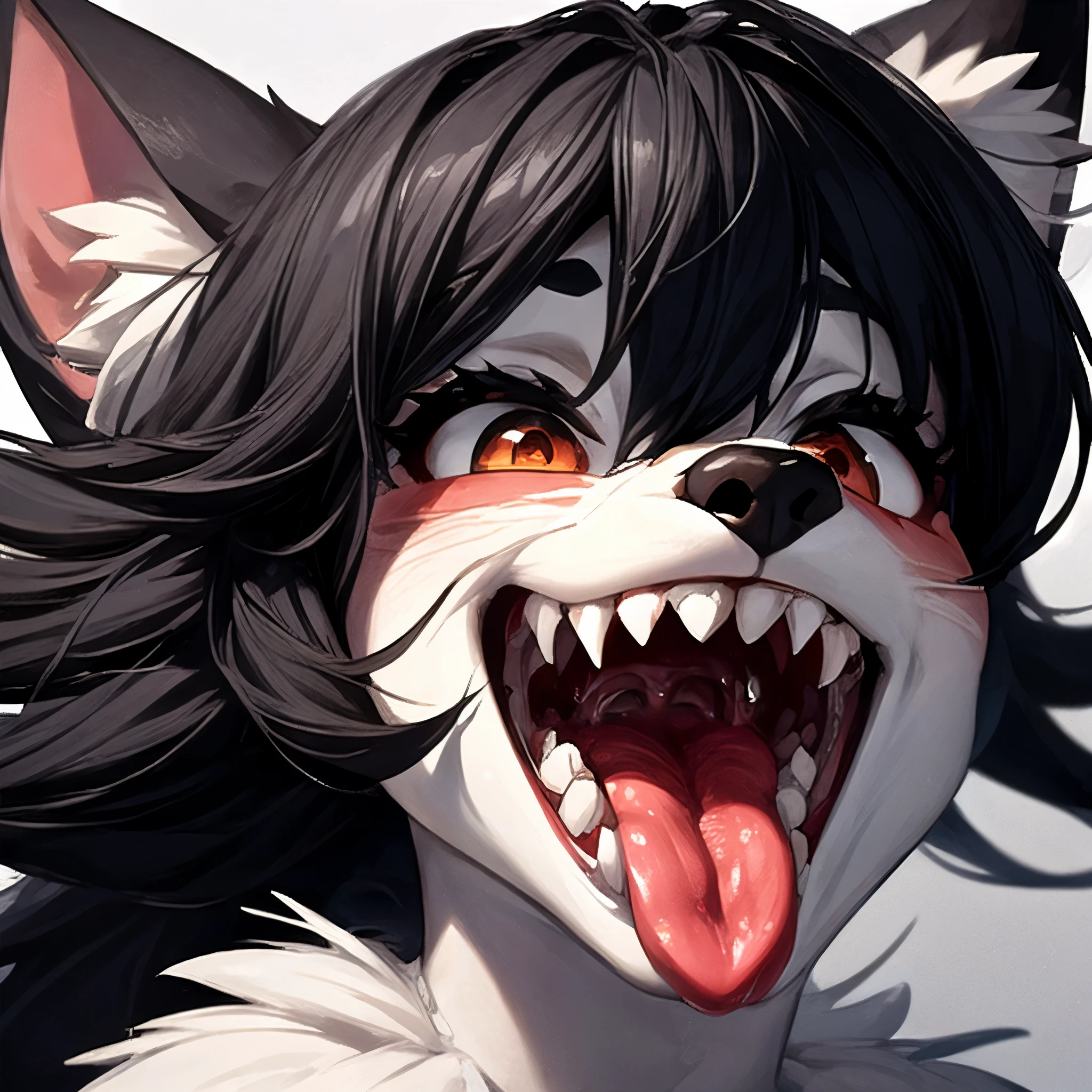in the mouth, uvula