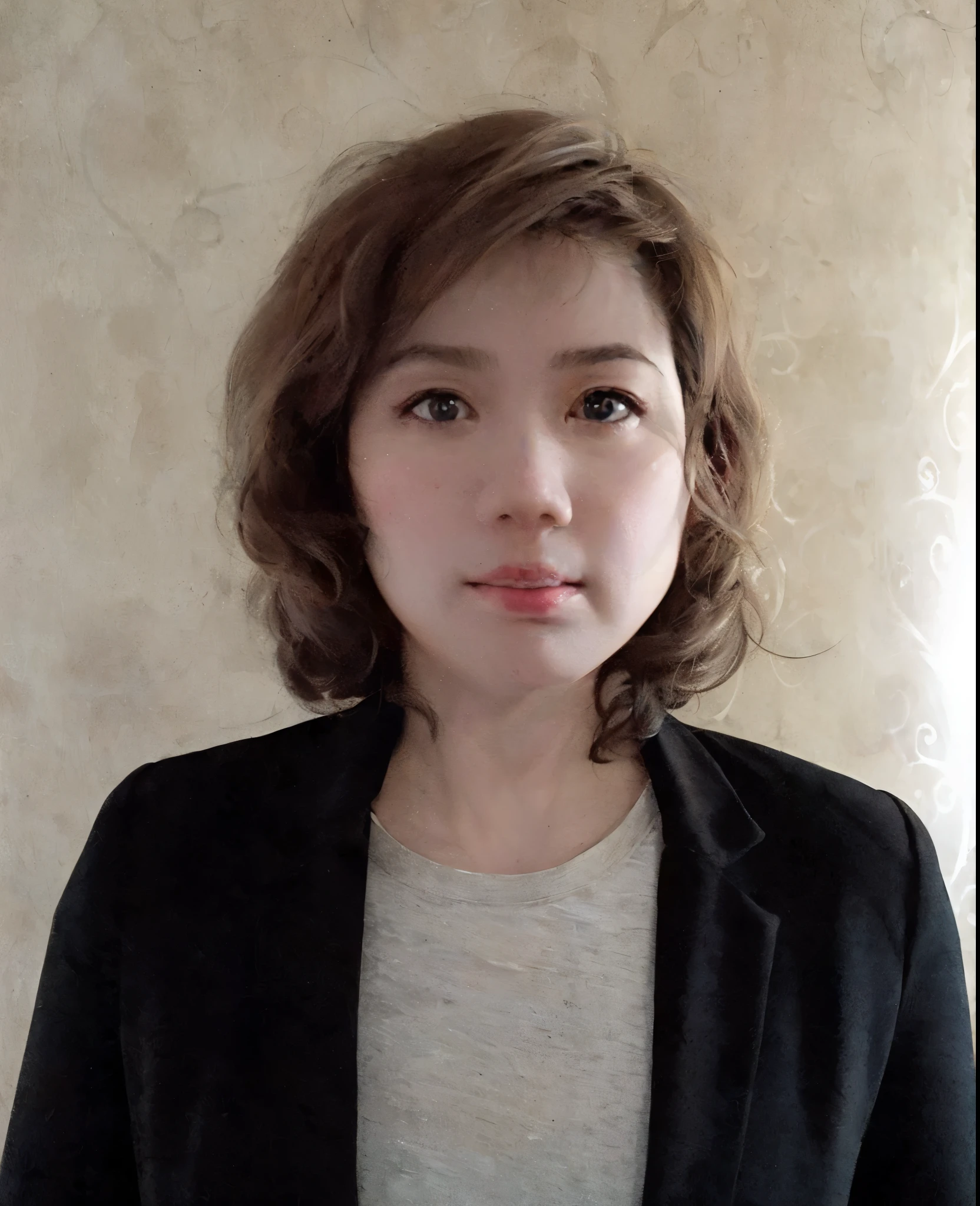 (masterpiece), (best quality), (Super detailed),(disheveled hair),(illustration), (1 girl), (fashion clothing), Permanently installed, fashion model, looking at the audience, (interview), (simple background),Beautiful and delicate eyes, Exquisite and beautiful face, floating,(high saturation),(colorful splash),Colorful bubbles,(Shiny), focus on face,  ponytail, Ayaka Kamisato, light blue hair, Bangs, hair ring, floating花朵, floating hair, (Shiny), best lighting, best shadow,