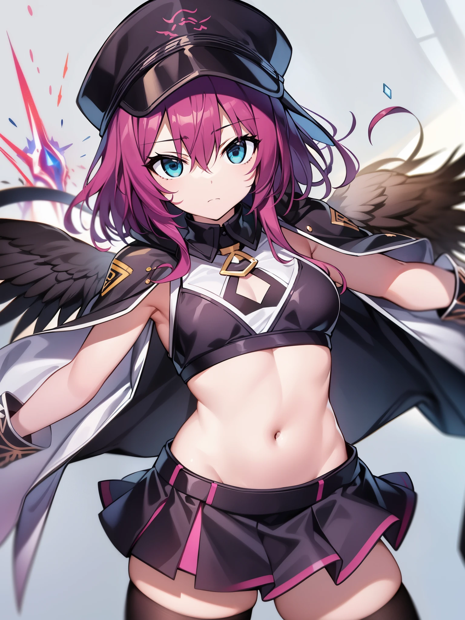 dream eaterメリー、merry nightmare、short hair、She looks like a  girl in the upper grades of elementary school to middle school.、Her ears are pointed, but she usually hides them with her hair and hat.。There is an inverted triangle pattern under each eye.。The navel-baring look of black underwear and white skirt is distinctive.、wearing a coat over it。On the sleeve of a hat or coat「closed eyelids」There is a pattern like、wearing horizontal striped knee socks。There is also an old scar on his bare skin that is hidden behind the arm cover on his right hand.。The shape of the eyes is an elongated rectangle。combat readiness、Fighting style is hand-to-hand combat。It also destroys everything in the illusionary world.、It also has the ability to neutralize the opponent.。Vigorous and active、He is energetic and doesn&#39;t know much about the real world, so he is very curious and curious.々be interested in something、「dream eater」。Crow、Be wary of birds such as chickens、often fights with animals。Kanazuchi、