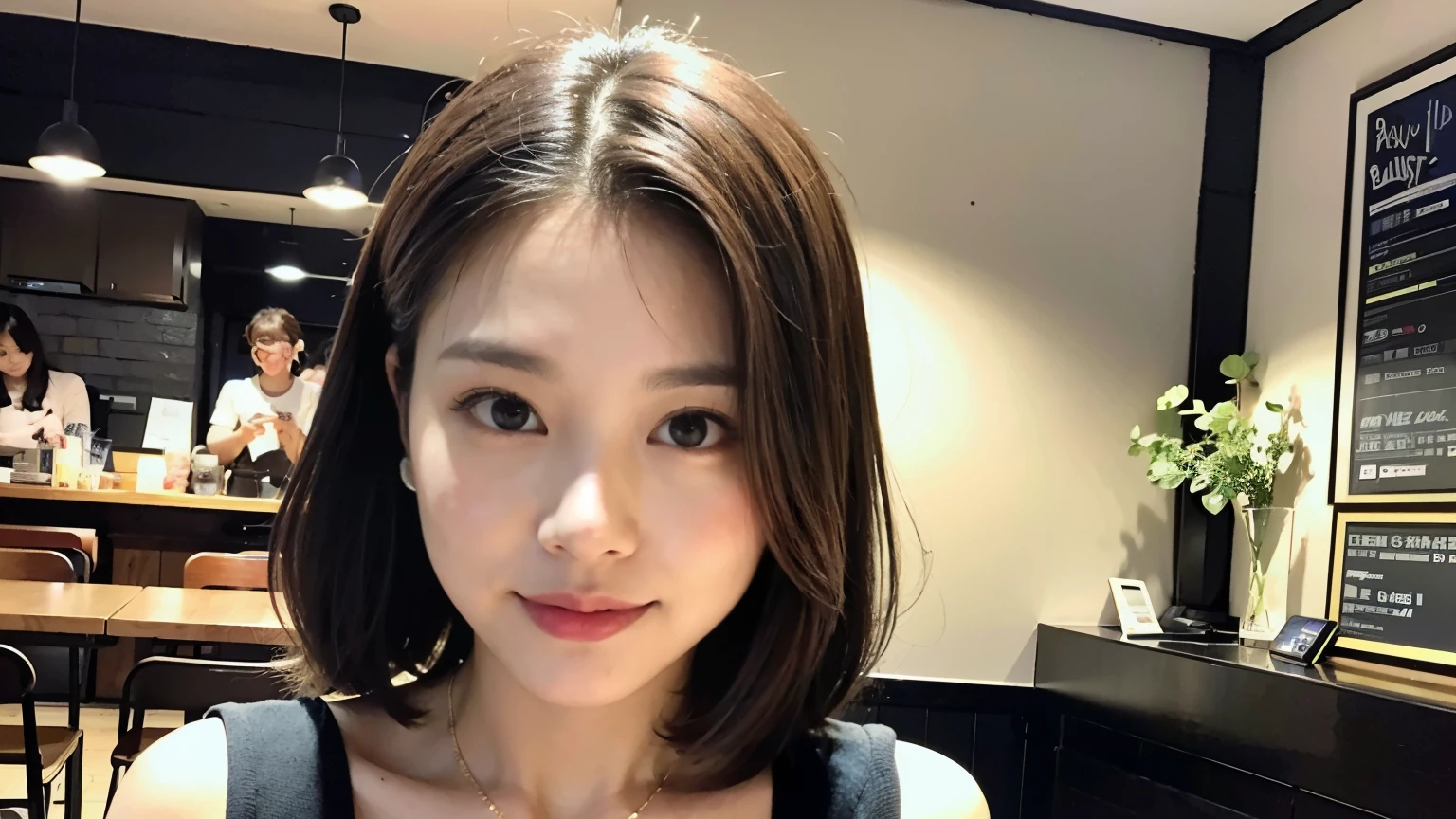 ultra high res,masterpiece,best quality, perfect glossy shiny skins, perfect lighting, detailed lighting, dramatic shadows, ray tracing, 1girl, black sweater, looking at viewer, off shoulder, Big breasts, Exposed cleavage, blue Eyes, sharp face, sharp eyes, long bangs, short cut hair, nsfw, Moles under the eyes, Mole on the mouth, ((Dark background)), oversized hoodie, Wearing a black hoodie, Wearing an ugly black hood, wet (sweaty, soaking wet),