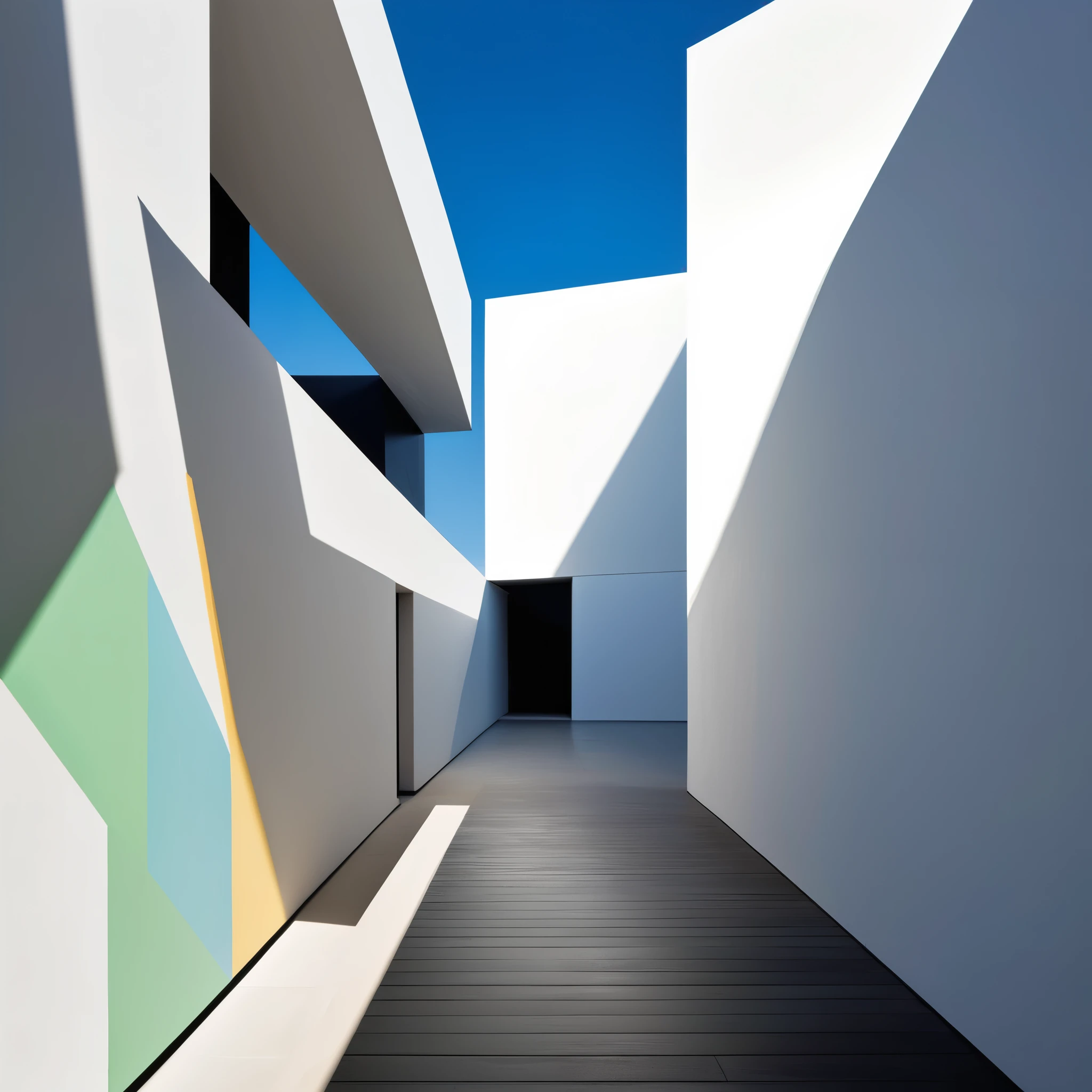 Minimalist photography,black and white,Beautiful lines,There is light and shadow,high-definition,Rich details,8k,Alvaro Siza