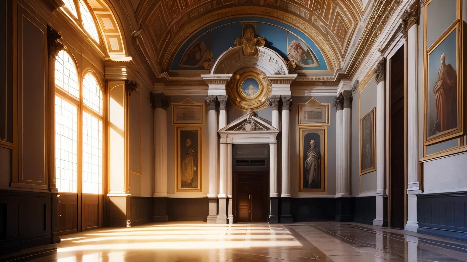 the inner of room of vatican