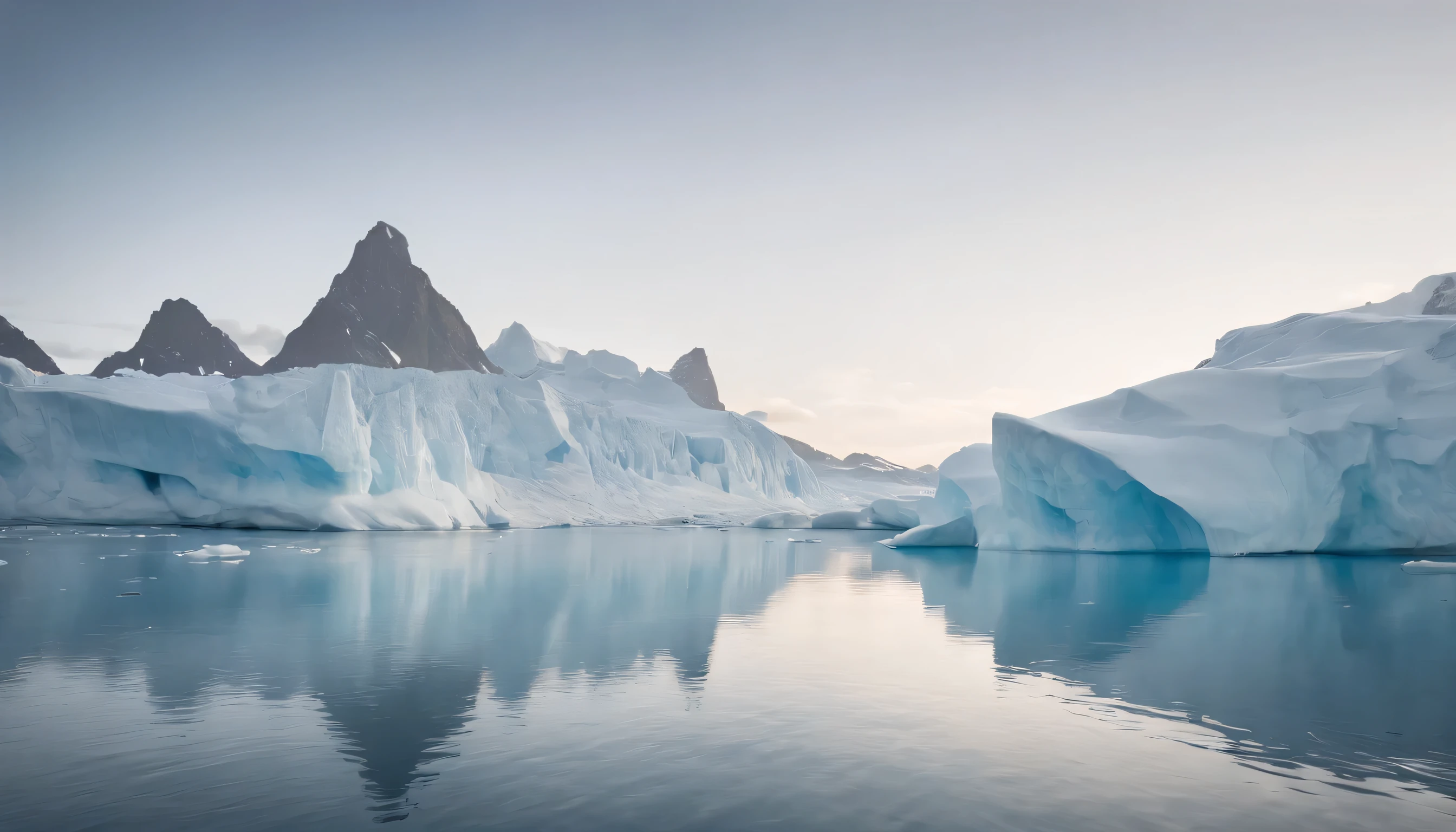 (Highly detailed CG Unity 8k wallpaper、masterpiece、highest quality、Super detailed)、(best lighting、best shadow、very delicate and beautiful)、highest quality、8k、Detailed facial depiction、masterpiece、highest quality、clear image quality、
Canadian Shields Arctic Glacier and Iceberg Landscape。