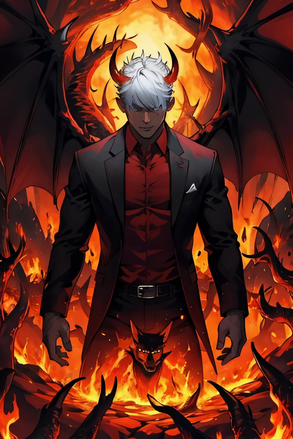 Lucifer in hell