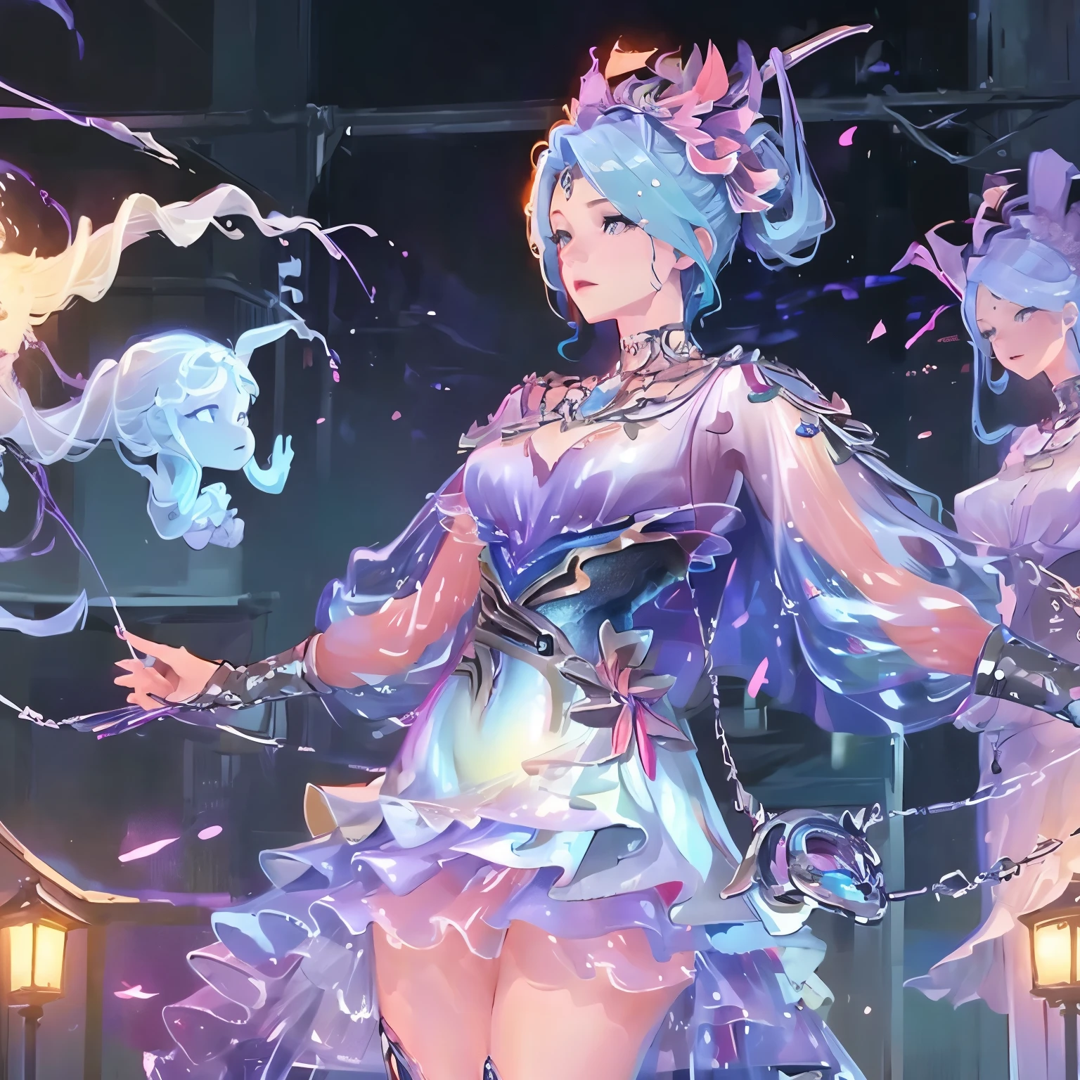 (Masterpiece: 1.2, Best Quality), Realistic, (Realistic Picture, Complex Details, Depth of Field), Best Quality, Masterpiece, Highly Detailed, Semi Realistic, 1 Girl, Mature Female, 21 Years Old, Blond Short Hair, Left Eye Covered with Hair, Blue Eyes, King's Clothes, Red Cloak, Slim Figure, Crown Made of Precious Gold, Reading and Marking Documents, Goose Hair Pen, Office Table, Soft Bench
