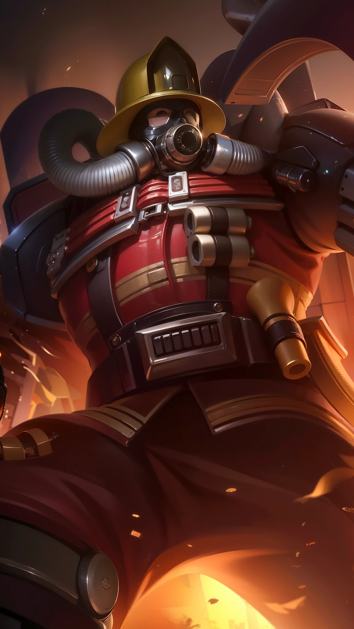 masculine male, masterpiece, best quality, (semirealism:1.9), beautiful lighting, (extremely detailed CG unity 4k fhd wallpaper), High Detail, Sharp focus, dramatic outdoors, a close up of a robot with a helmet on and a sword, futuristic outfit riding a motorcycle.