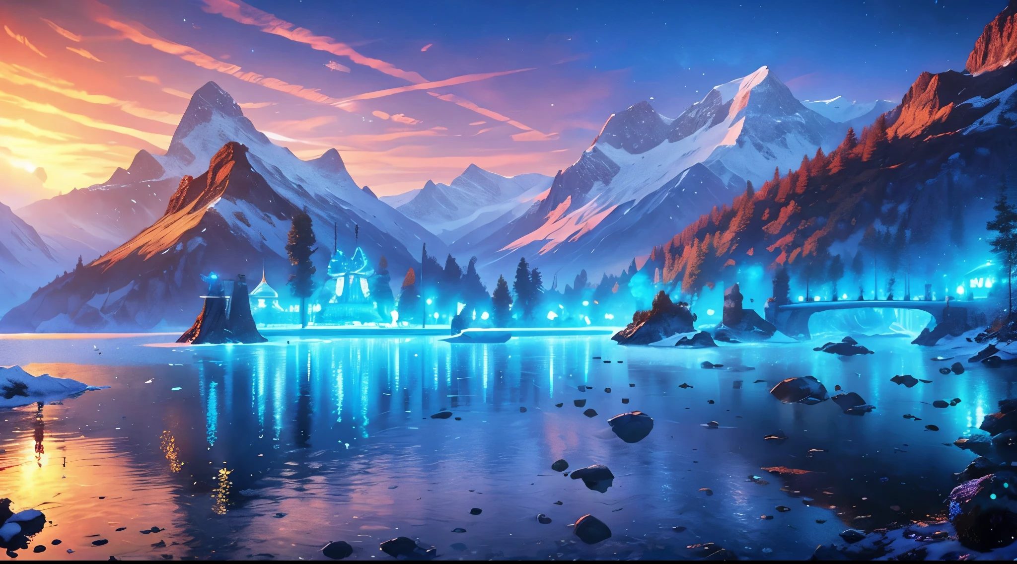 pixel game,Scene design,Ice World, pixel art #pixel art