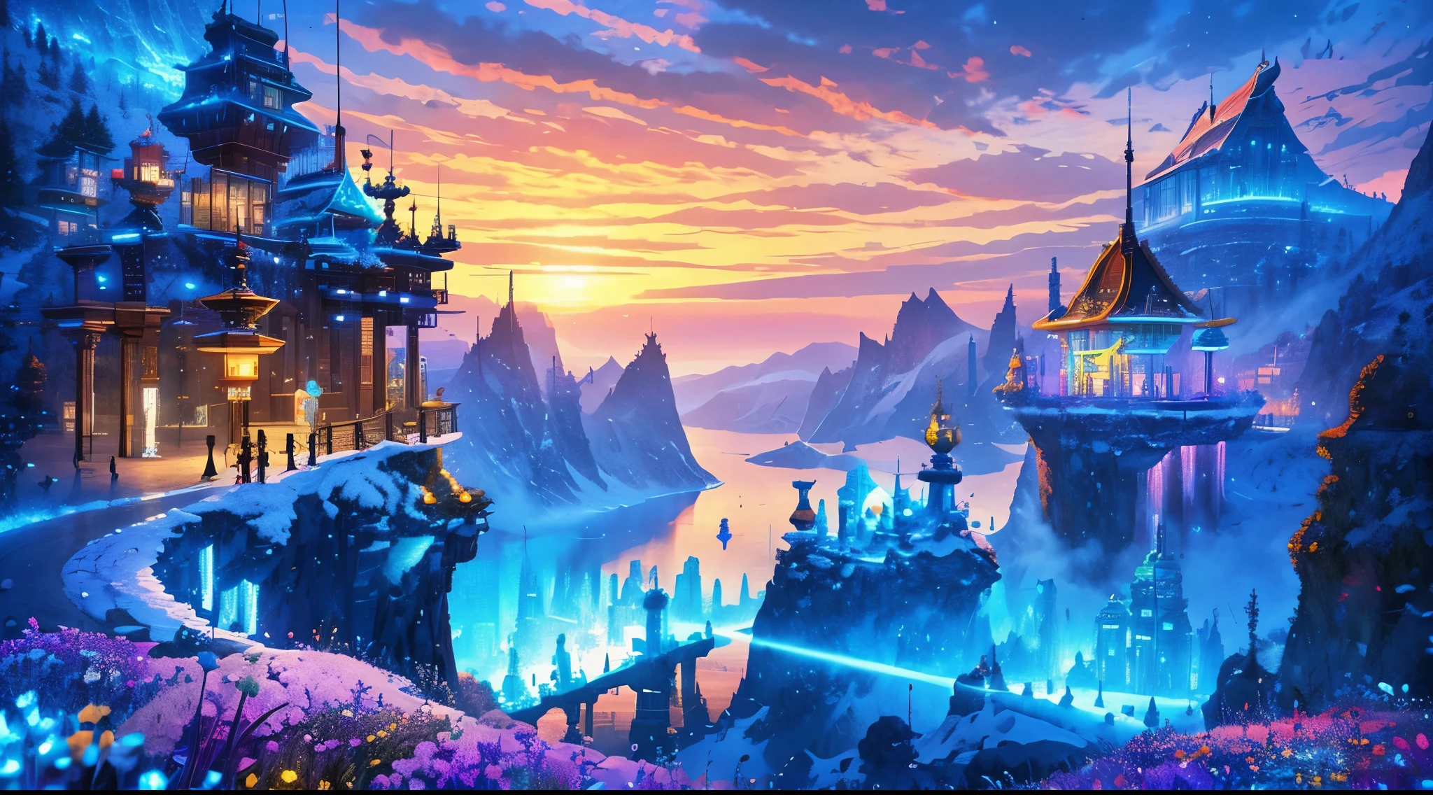 pixel game,Scene design,Ice World, pixel art #pixel art