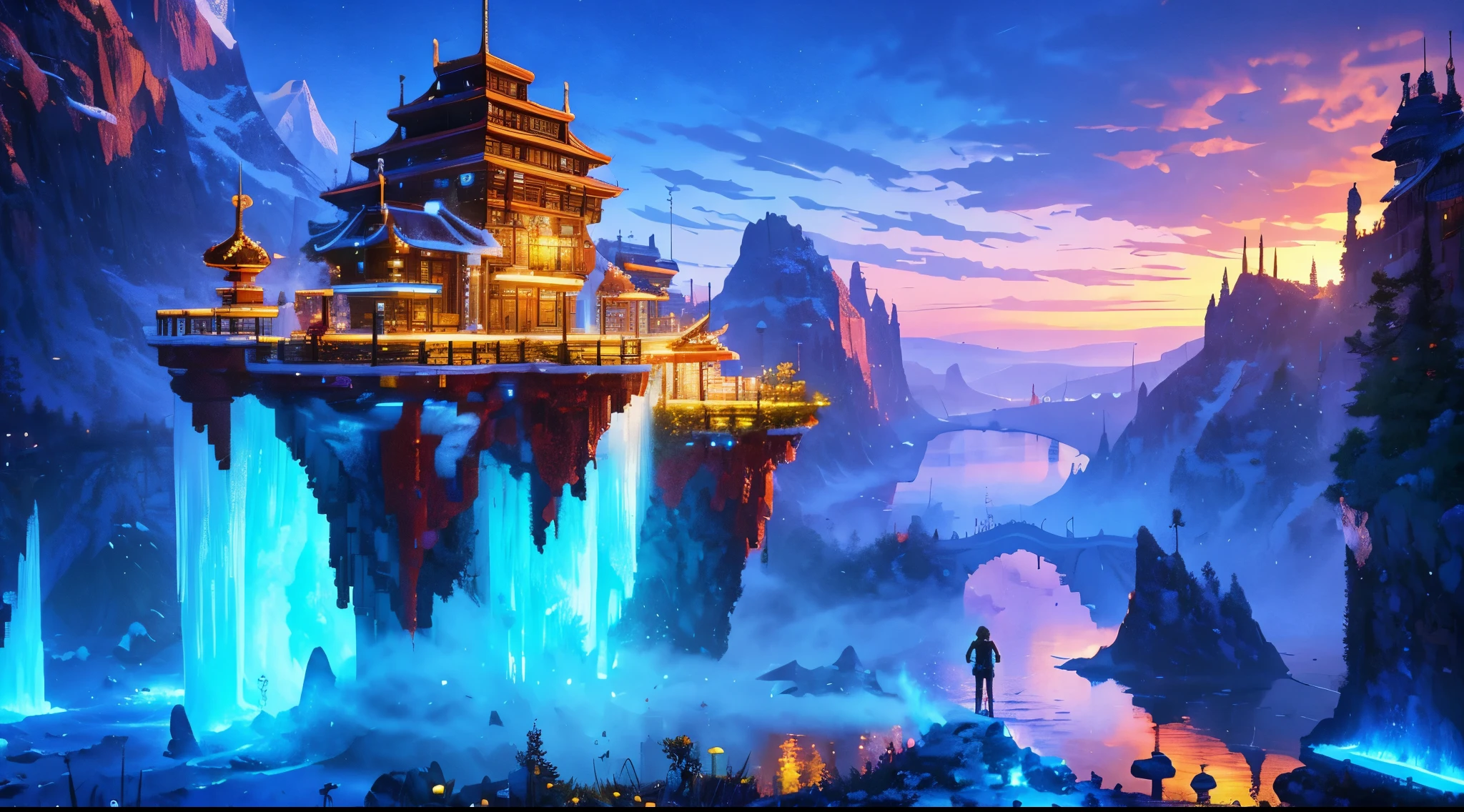 pixel game,Scene design,Ice World, pixel art #pixel art