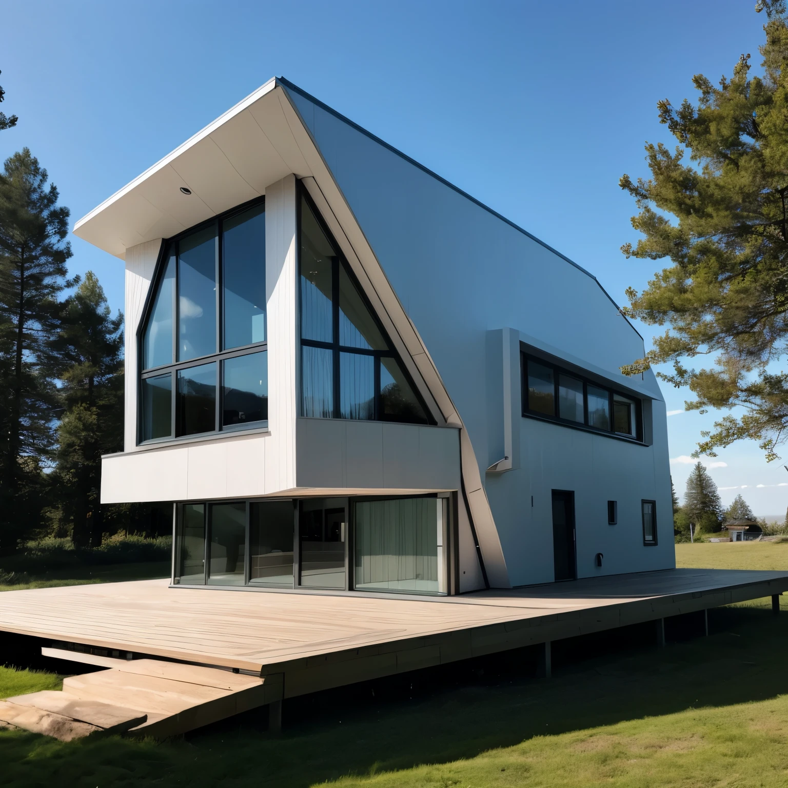 Sci Fi Scandinavian futuristic House