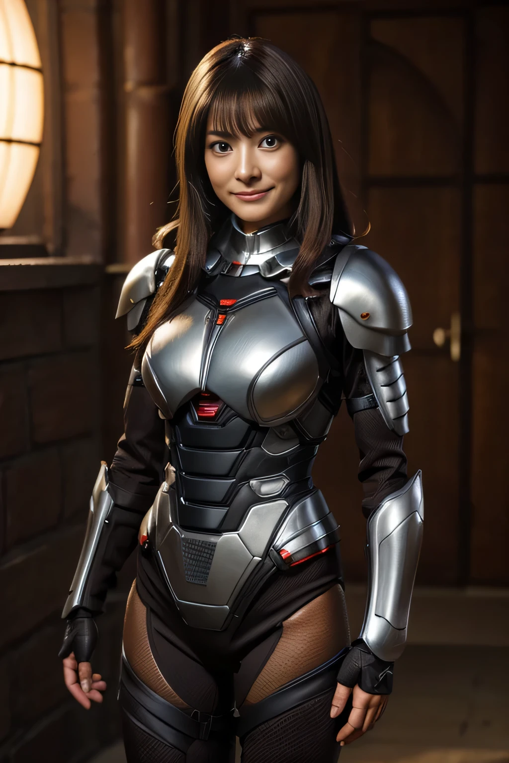 (High resolution,masterpiece,highest quality,Very detailed CG, anime, official art:1.4), realistic, photograph, amazing detail, everything is complicated, shiny and glossy,Amazing number of layers, 8K wallpaper, 3D, sketch, cute, figure,( alone:1.4), perfect female proportions,villain's daughter, (Fusion of dark brown cockroach and lady:1.4), (brown cockroach woman:1.2), (brown cockroach woman:1.2), (Fusion:1.2), (alone:1.4), (evil smile:1.2), muscular, abs, (Cockroach brown exoskeleton bio insect suit:1.4), (Cockroach brown exoskeleton bio insect armor:1.2), (brown transparent cockroach feathers:1.4), (Antennae of brown cockroaches:1.3),