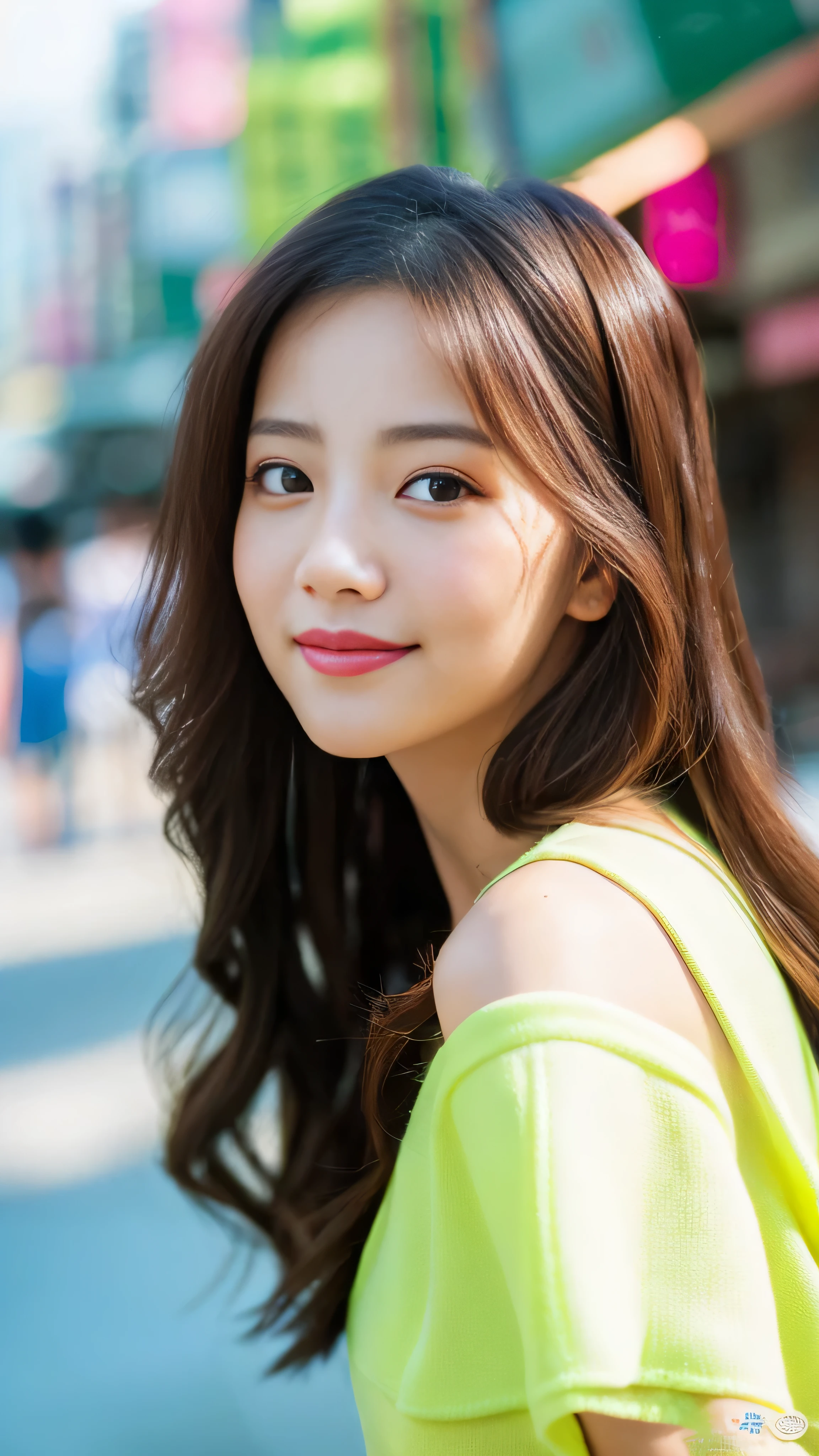 (32K:1.5), 1 girl,light smile,whole body,simple background, (realistic:1.4), (Hongkong actress:1.3),
(Hongkong&#39;unparalleled beauty:1.4), (ultimate beauty:1.4), masterpiece,4k,8k,(masterpiece,ultra high resolution:1.5),(masterpiece,photo-realistic:1.5),masterpiece,fine eyes,masterpiece,detailed face, Perfectly balanced face, looking at camera, hair blowing in the wind, Beautiful skin like porcelain, beautiful eyes, Ring-shaped eyes, 