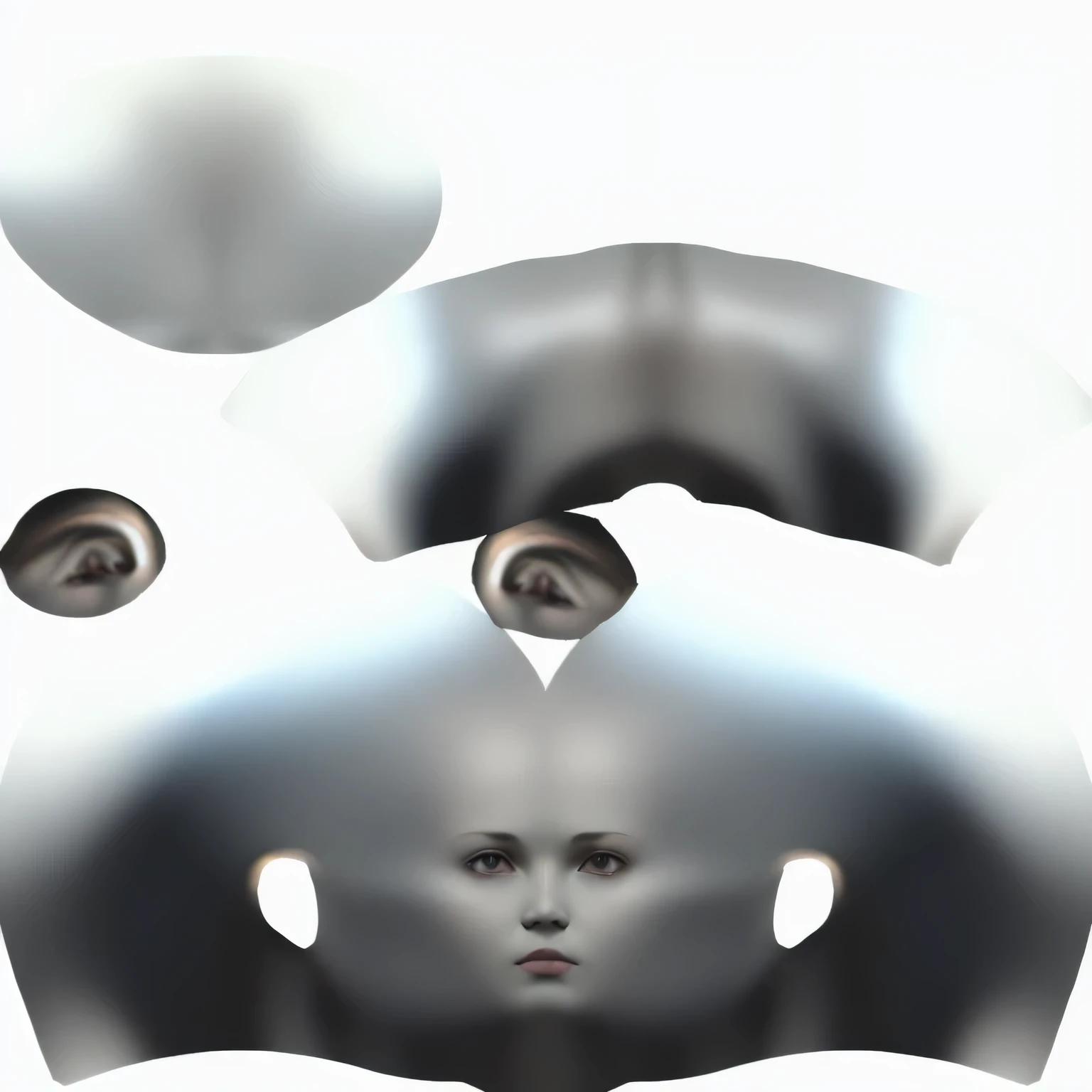 Face UV texture image, hot girl, sexy, face textures, female character,