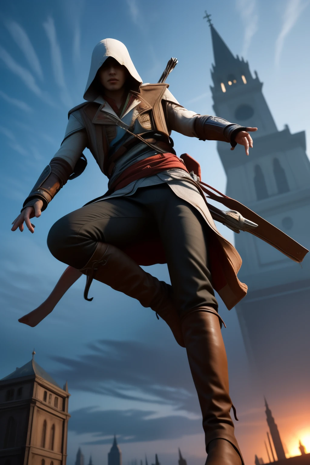 perfect face,handsome guy,A leap of faith,Assassin's Creed,The whole territory