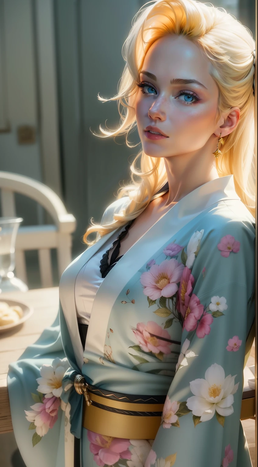 {{{(Photoreal:1.4)}}}, beautiful detailed woman, very detailed目と顔, beautiful and fine eyes, That&#39;s ridiculous, unbelievable That&#39;s ridiculous, super detailed, High resolution, very detailed, highest quality, masterpiece,enlightenment, very detailed, nffsw, Unite, 8k Picture Wallpaper, amazing, finely, masterpiece, highest quality, Hvery detailed ajc,Unified 8k Denden Den, face light, movie lighting,table top,highest quality,super detailed,High resolution,High resolution,4k,Portrait in 4k,8k,8k Portrait,unity 8k wallpaper,Hvery detailed ajc,realistic,RAW photo,real person,portrait photography,realistic,shiny skin,fine skin,(((dynamic angle,whole body))),{{{{Supermodel Karen Mulder}}}},{{{Karen Mulder is a supermodel from the Netherlands}}},Especially active in the 1990s,{{{Her physical characteristics are as follows}}},{{{Height: 177cm}}},{{{hair color: blonde}}},{{{eye color: cyan color}}},{{{Slender and well-proportioned proportions}}},{{{big bright blue eyes}}},{{{high cheekbones}}},{{{lip whole}}},dynamic angle,wide shot,{{{{floral kimono}}}},dynamic pose,(foot pose:0.5),{{{Supermodel Karen Mulder}}},(((dynamic angle,whole body))),dynamic angle,whole body,dynamic pose,{{{dynamic angle wide shot}}},{{{Karen Mulder}}}
