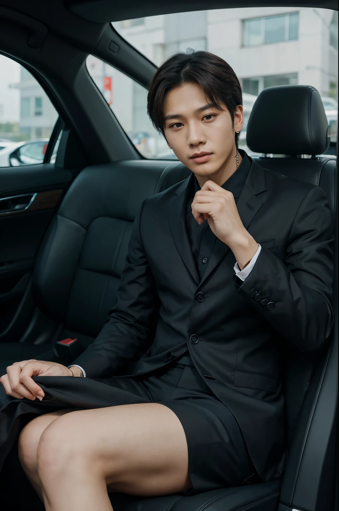 top-quality、masterpiece、超A high resolution、(realisitic:1.4)、详细的脸、独奏、1human male、Dark hair、glistning skin、dense skin、(asian human)、architectural、(absurderes、hight resolution、ultra-detailliert)、、1 male、Adults、(20-year-old man)、a handsome、tall muscular man、broad shoulder、extra very short hair、angular jaws、thick neck、thick eyebrow、extra very short hair、A dark-haired、fine eyes and detailed face、 Highly detailed CG Unity 8K wallpapers、intricate-detail、(Style Swirl Magic:0.7)、looking at the spectator、独奏、(full body Esbian:0.6)、细致背景、A detailed face、dynamicposes、、Urban background、dynamic compositions、 big muscle、、((((Crotch bulge))))、a handsome、 ((masutepiece:1.4, Best Quality)), ((masutepiece, Best Quality)), (photographrealistic:1.4)、(((Wearing a suit)))、Sitting on the train、Face-to-face angle,(Angle from below),Sitting in a train seat,Sitting at the front,Zoom camera in the crotch,Feet are on the floor of the train,full body Esbian,Looking down and sleepy,Watching the viewer only」