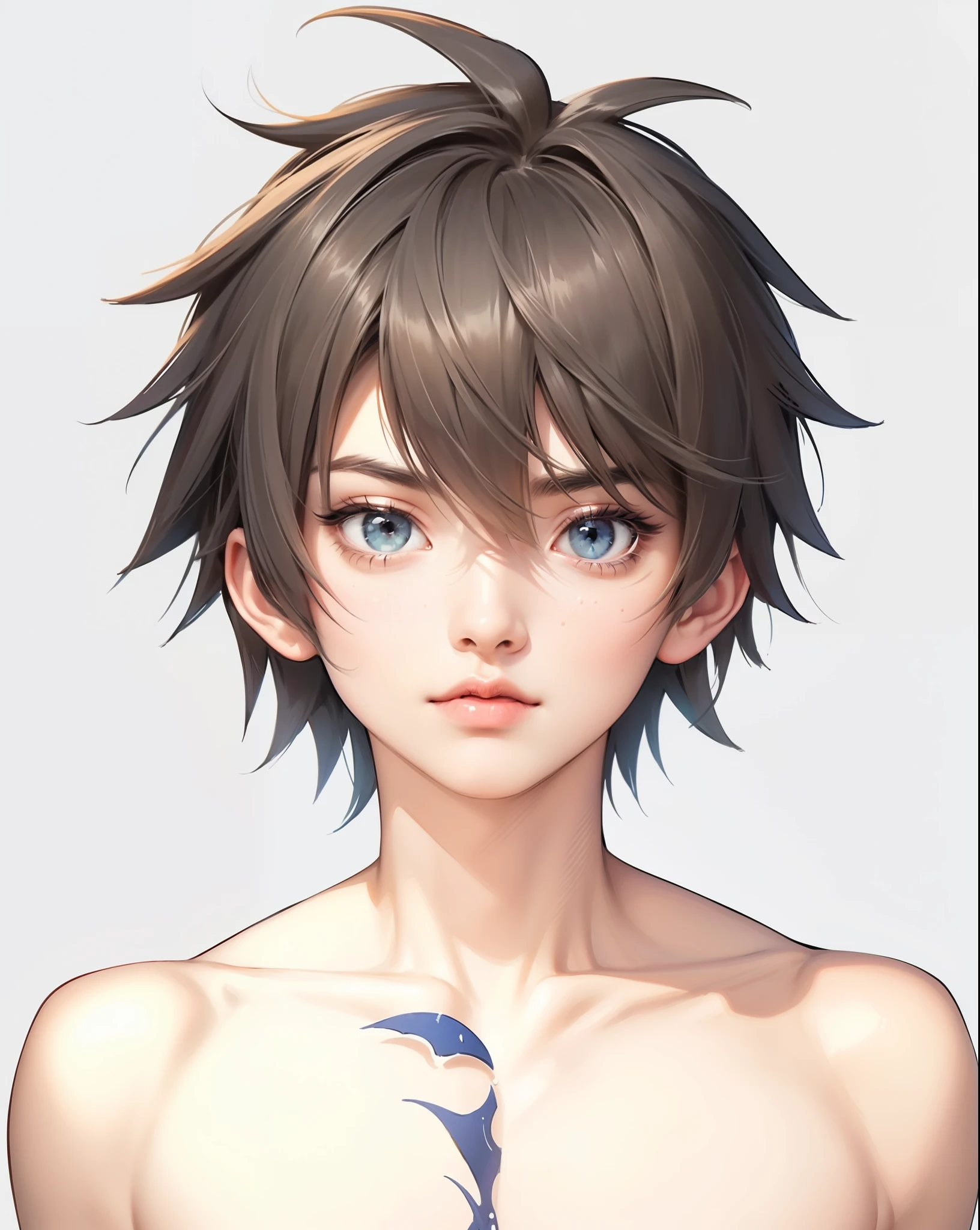 ((Best quality)), ((masterpiece)), (detailed), ((perfect face)), ((halfbody)) perfect proportions , serious face, colorful vibe ((handsome face)) detailed scenery background