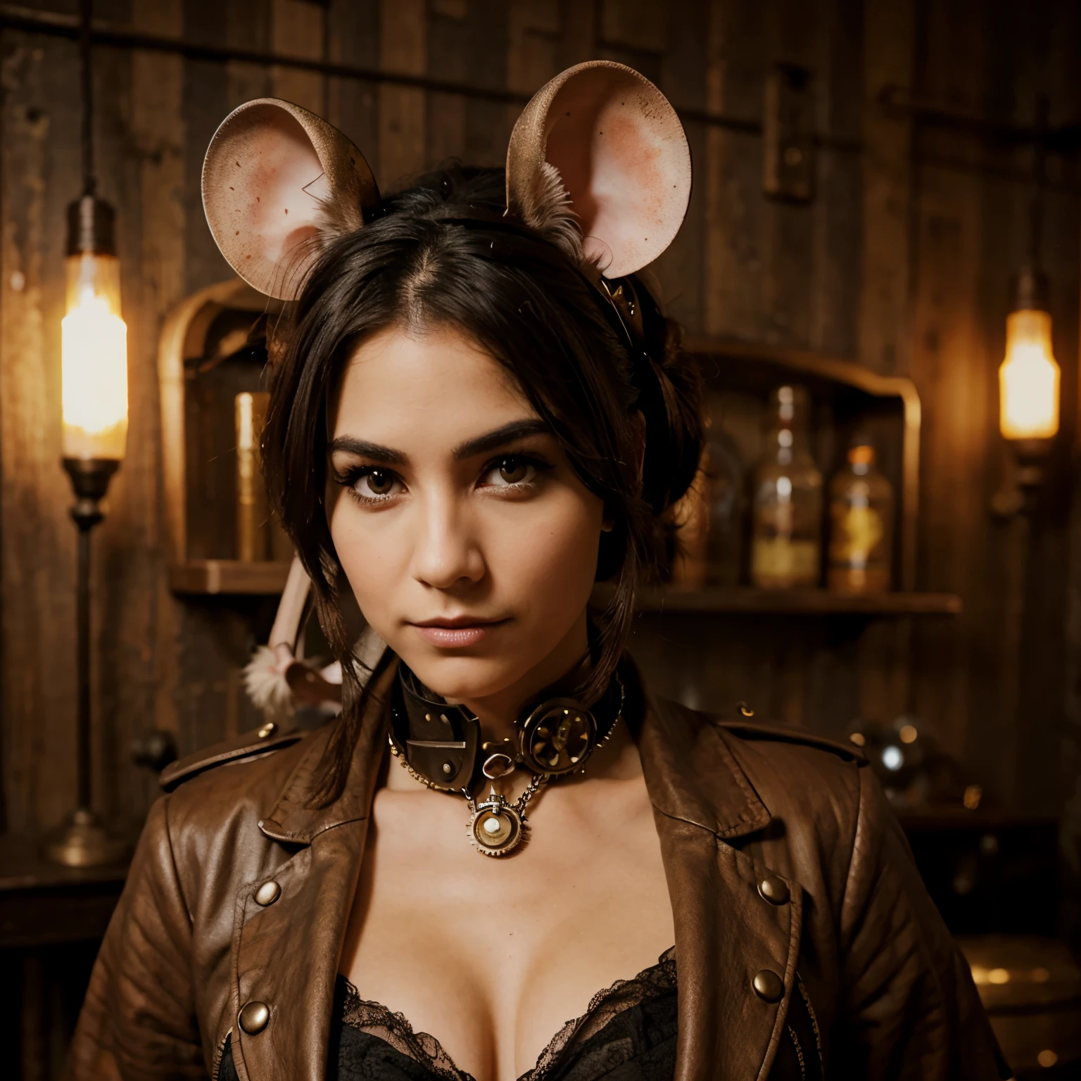 Mouse,steampunk,brow