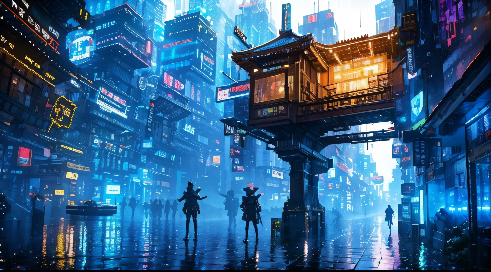 pixel game,Scene design,cyberpunk, pixel art #pixel art