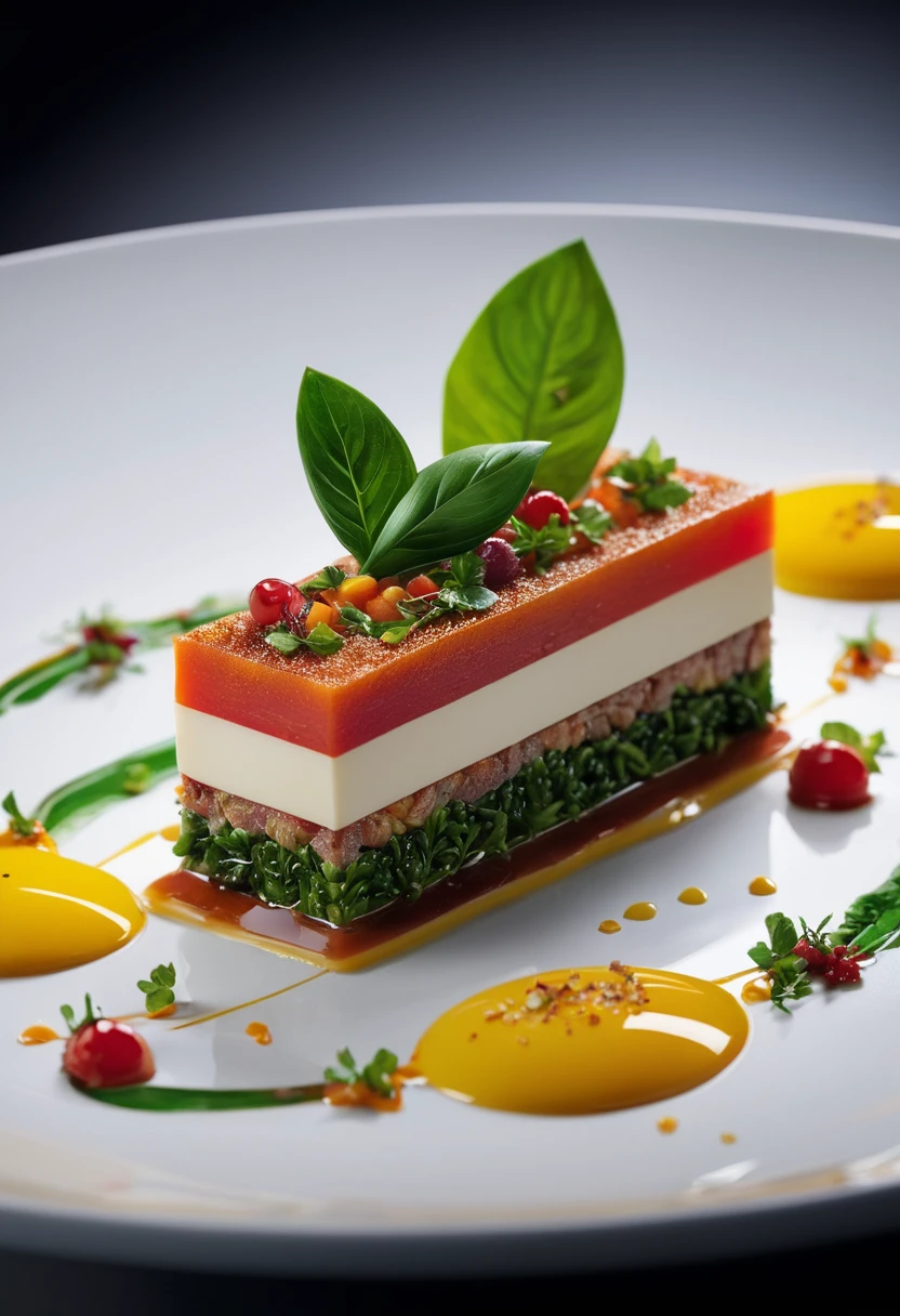 Create a stunning 8K ultra-realistic food photograph featuring tramezzini course, beautifully decorated with intricate details. The composition should reflect Michelin-star presentation, with a focus on exquisite plating and attention to detail reminiscent of Todd Porter´s and Diane Cu´s signature style. Capture the essence of culinary artistry.