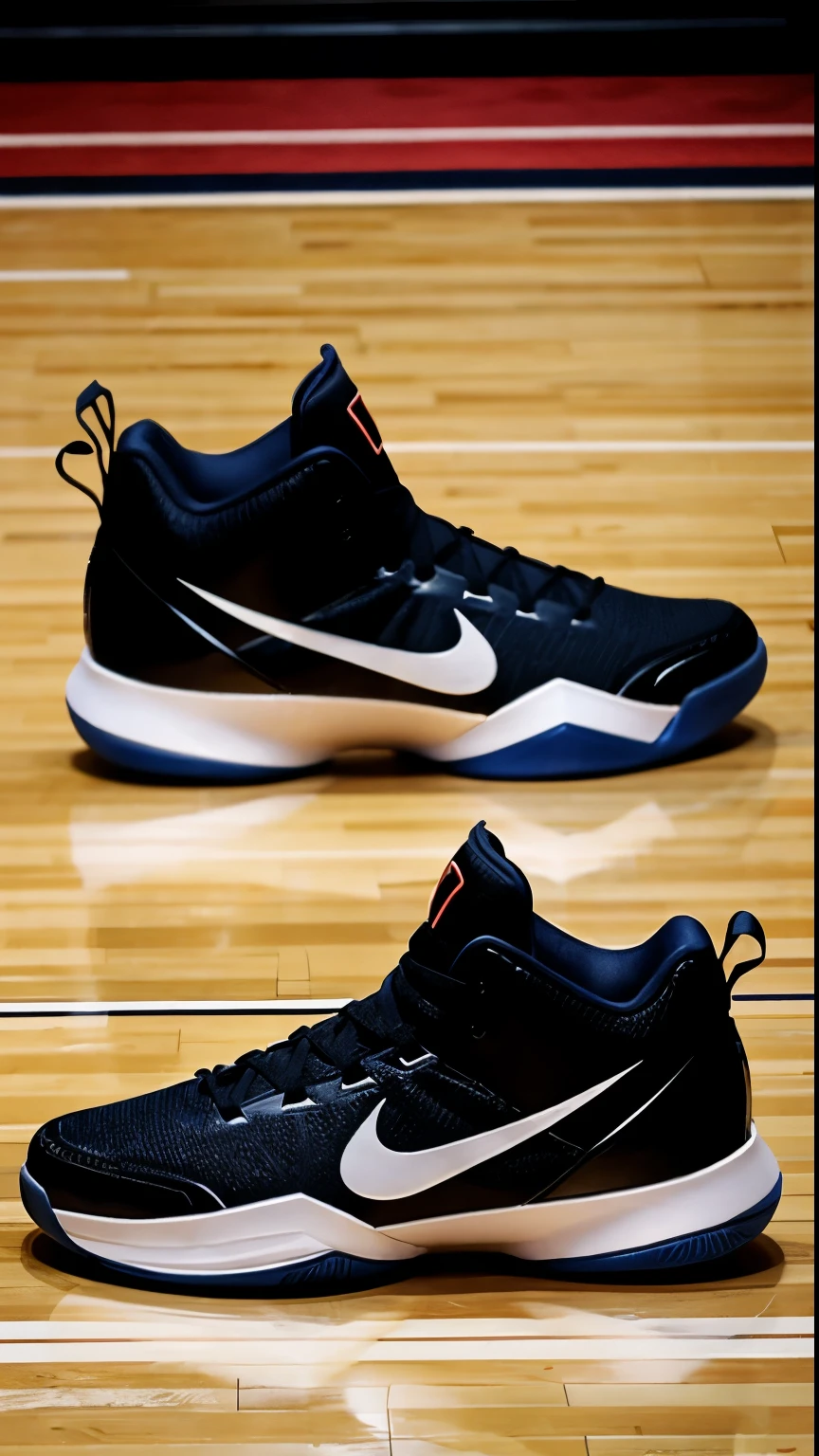 a pair of size 13 basketball shoes