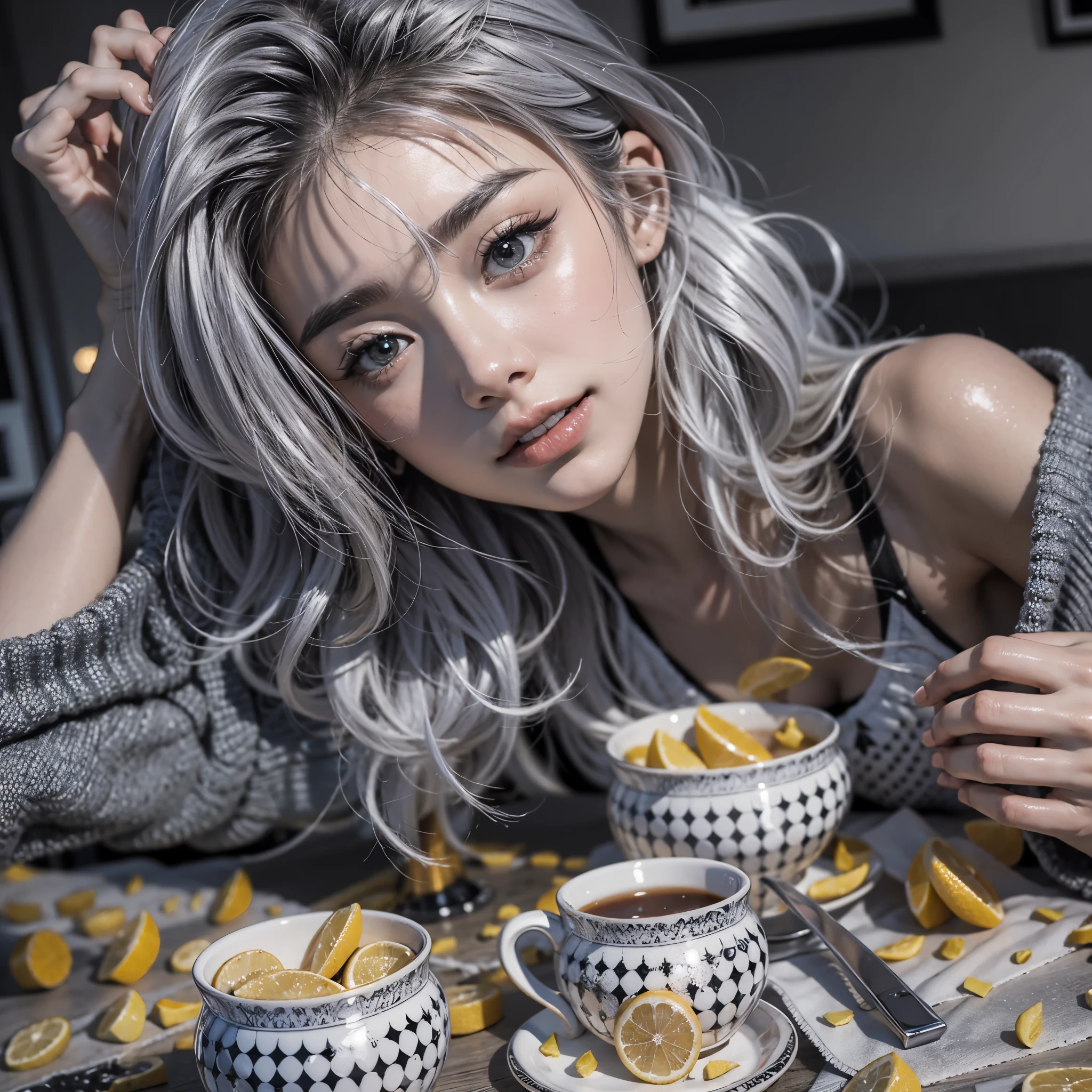 (Realistic, 8k, best quality, masterpiece, ultra-detiled:1.4), (white and black theme:1.4), (Inorganic and nostalgic white lighting:1.4),
//Character
BREAK
1girl, cute ig model, Japanese cute model, 22 years old, Tightened all body, (small head, small face:1.2), small mouth, diamond Face, small nose, Sharp Faceline, big eyes, dropy eyes, Double eyelid, Glossy eyes, Shiny eyes, Shiny skin, shiny hair, happy, smile, Teeth, Glossy Lips, beautiful Teeth, perfect beautiful fingers