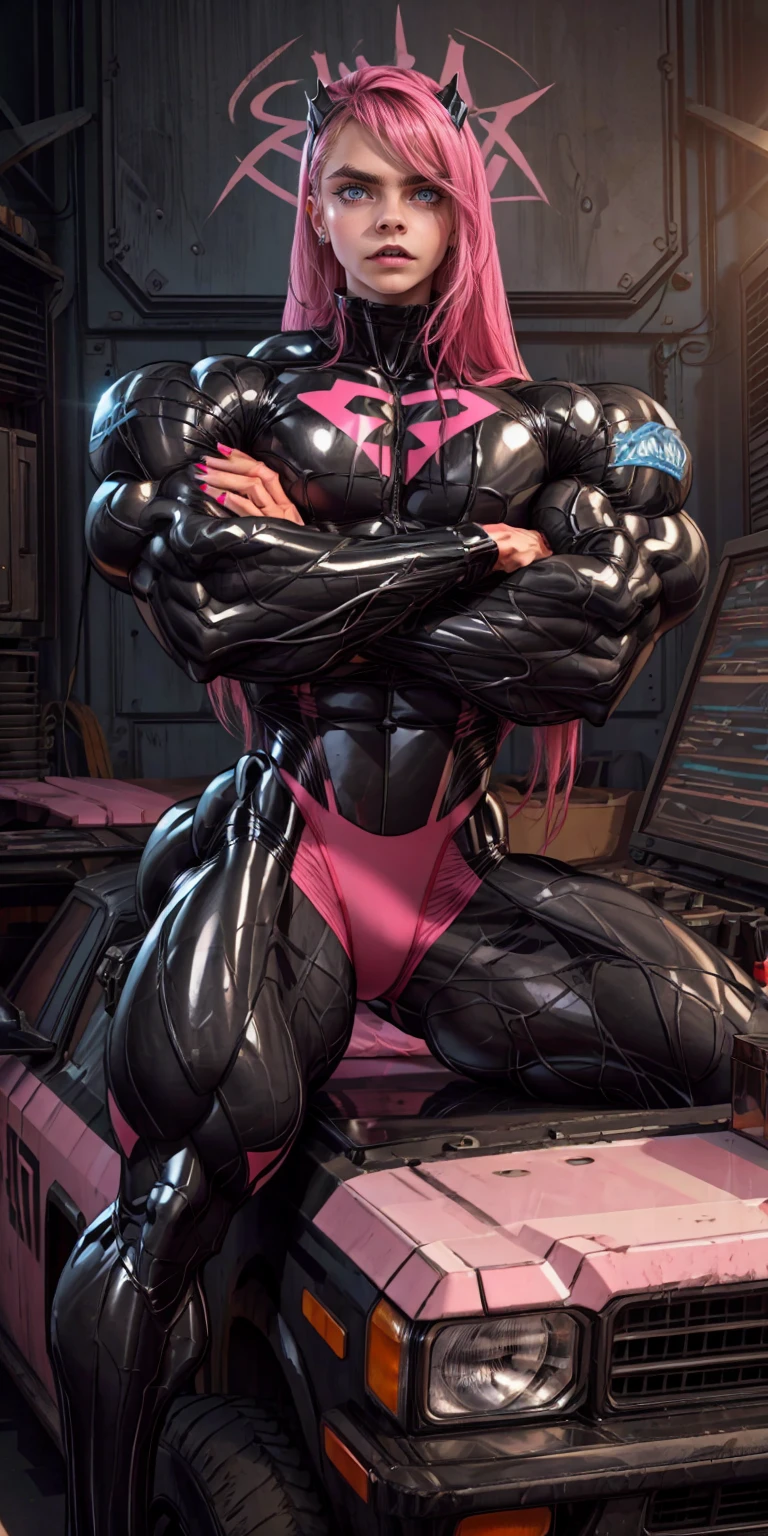 1 muscular man wrapped in pink turtleneck Slime, lying on a large bed wrapped in sunken pink tentacles, with a large number of pink thick tentacles on the bed, confused eyes, muscle hero, Buzz Cut, tall and burly, muscular! Tall burly and stout, stealth suit, thickened thermal tights, sexy thick legs, super buffs and cool, high resolution committee, character design (Resident Evil - Chris Redfield), rough big feet, pink cotton socks, attractive strong man, he opens his mouth wide and is screaming