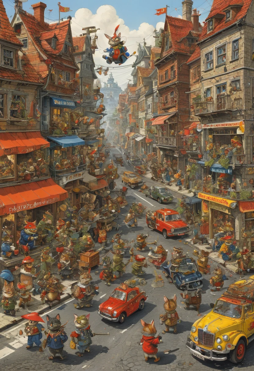 Final Showdown, fantasy art, by Zootopia, (best quality, masterpiece, Representative work, official art, Professional, Ultra intricate detailed, high detail:1.3)