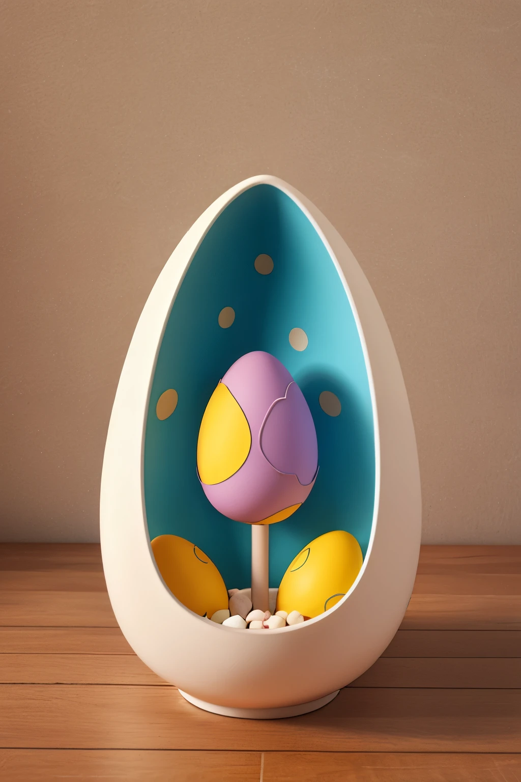 Easter egg with several eggs inside
